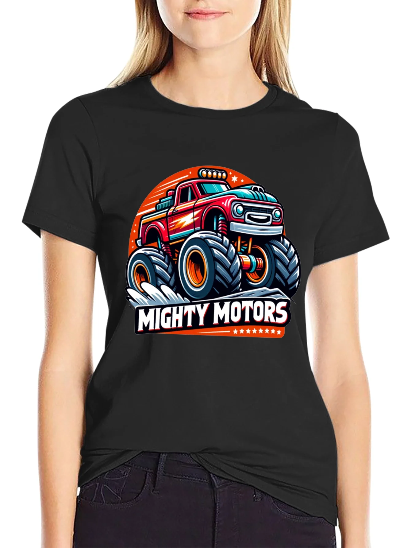 Mighty Motors Monster Truck Graphic Tee
