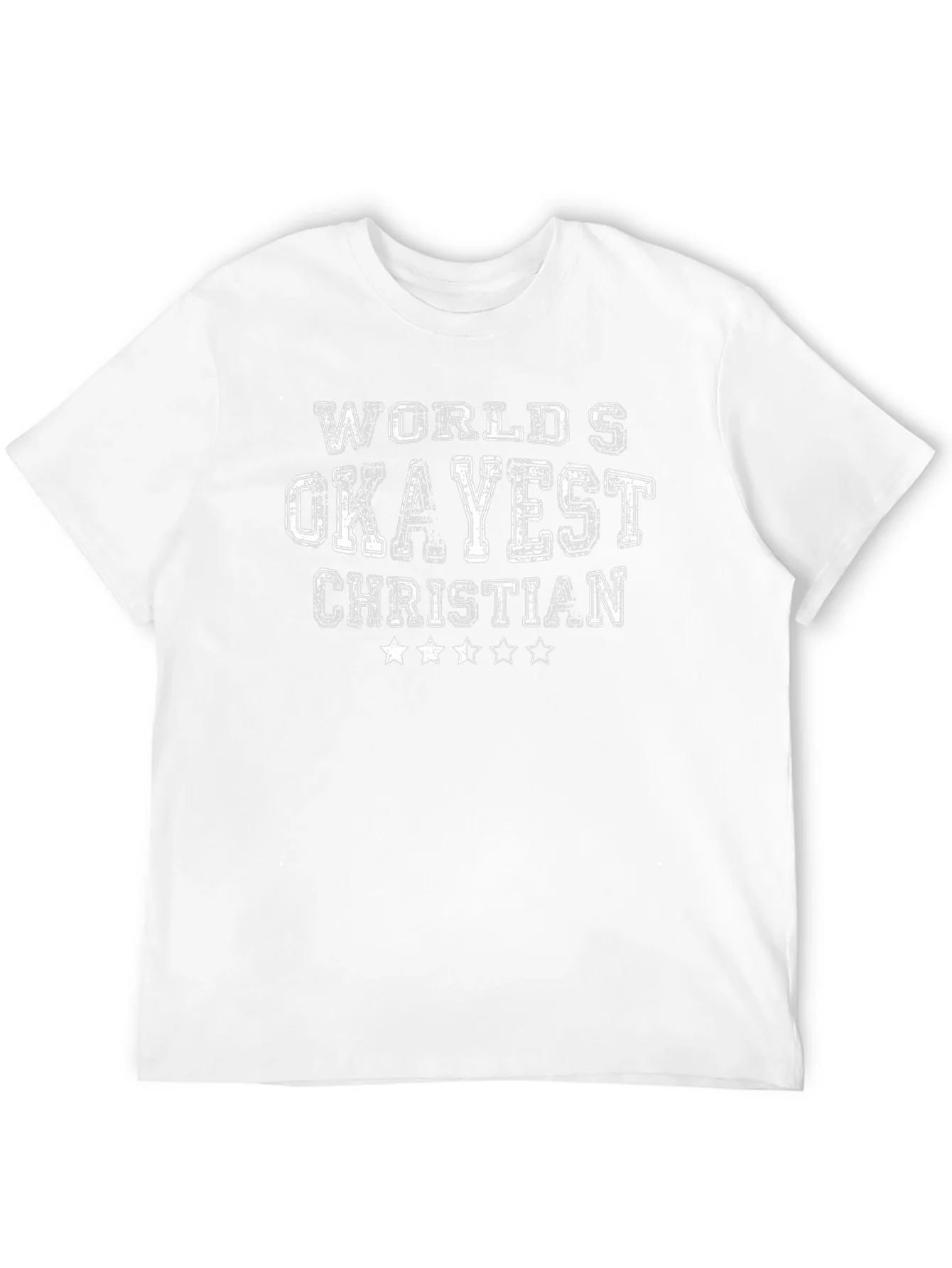 Worlds Okayest Christian Black Graphic Tee