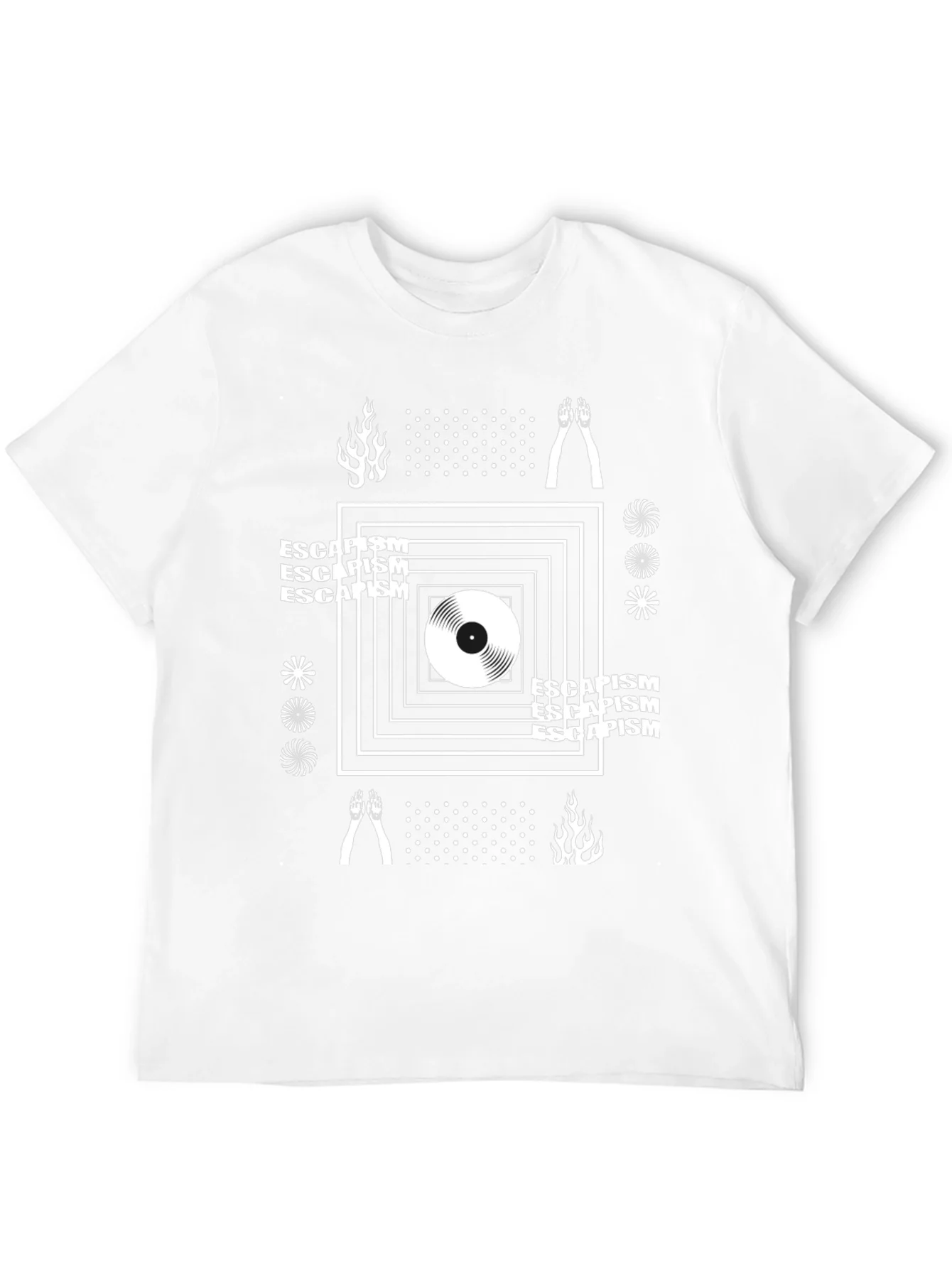 Escapism Graphic Tee - Modern Design Comfort Fit