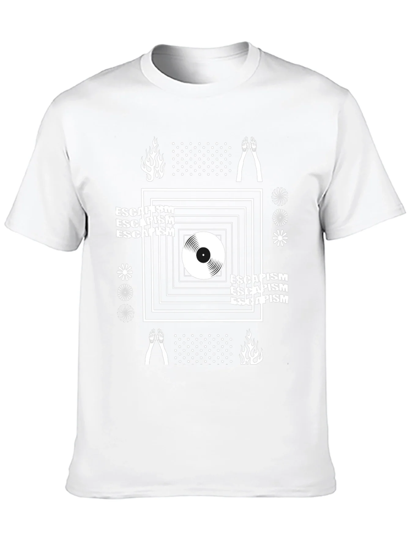 Escapism Graphic Tee - Modern Design Comfort Fit