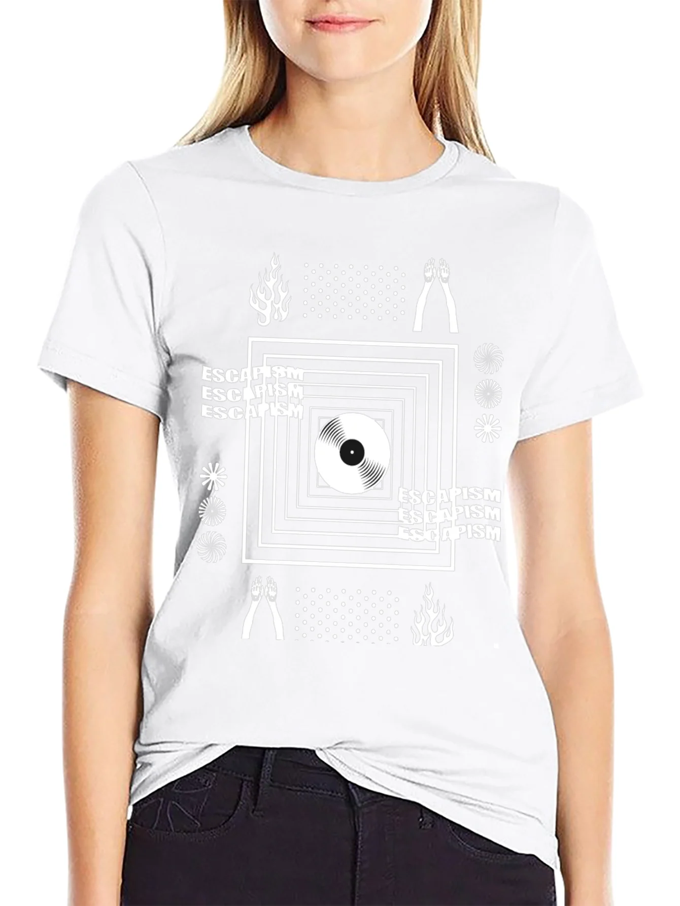 Escapism Graphic Tee - Modern Design Comfort Fit