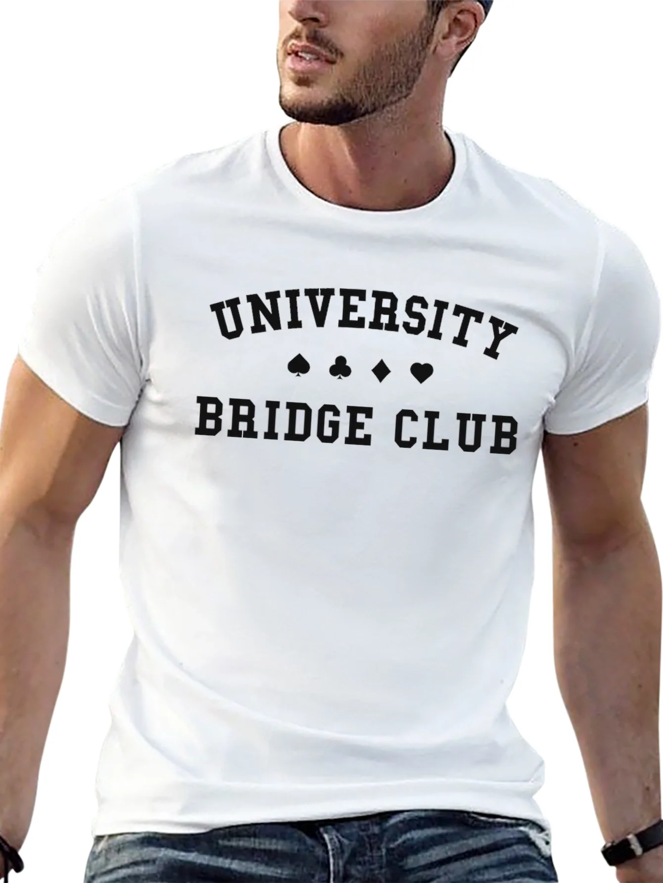 University Bridge Club Black T-Shirt