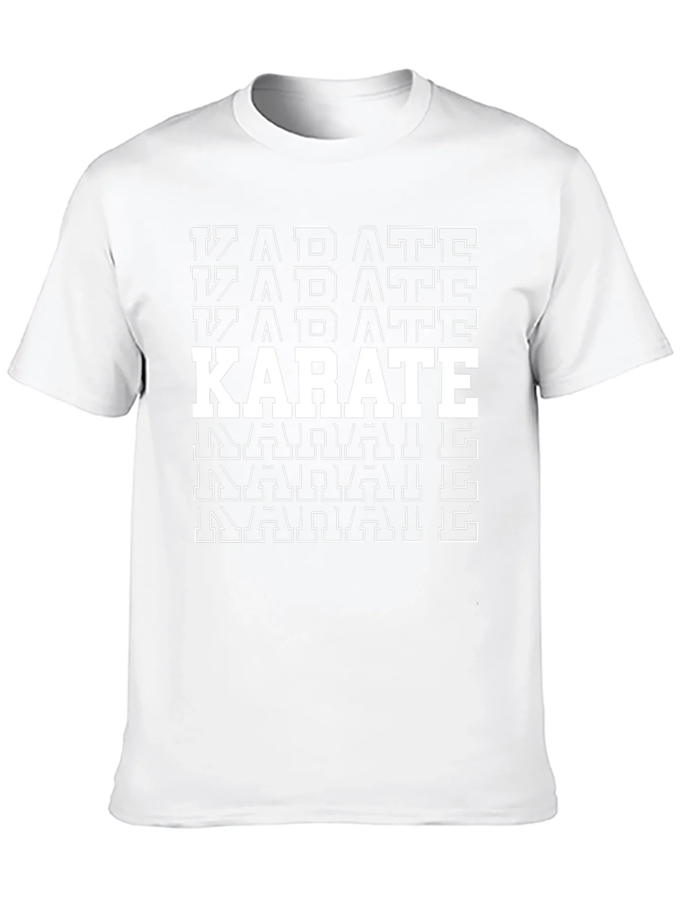 Karate Graphic T-Shirt - Black Martial Arts Tee