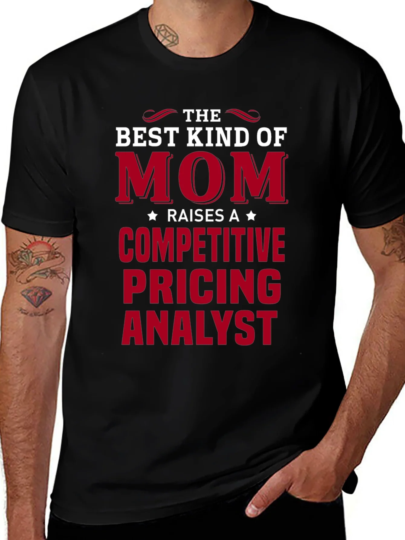 Best Kind of Mom Competitive Pricing Analyst T-Shirt