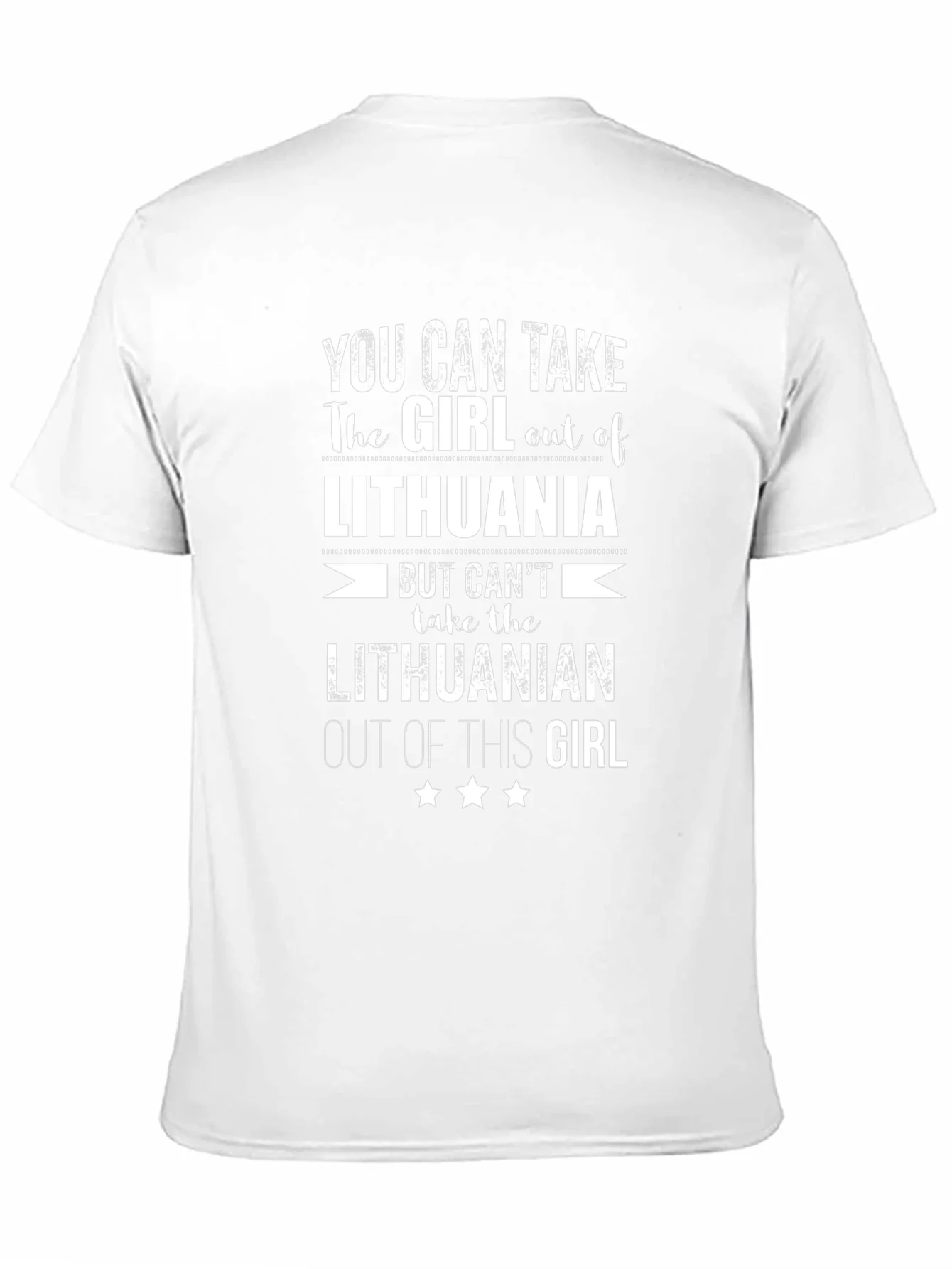 Lithuanian Girl T-Shirt - Unique Novelty Graphic Tee