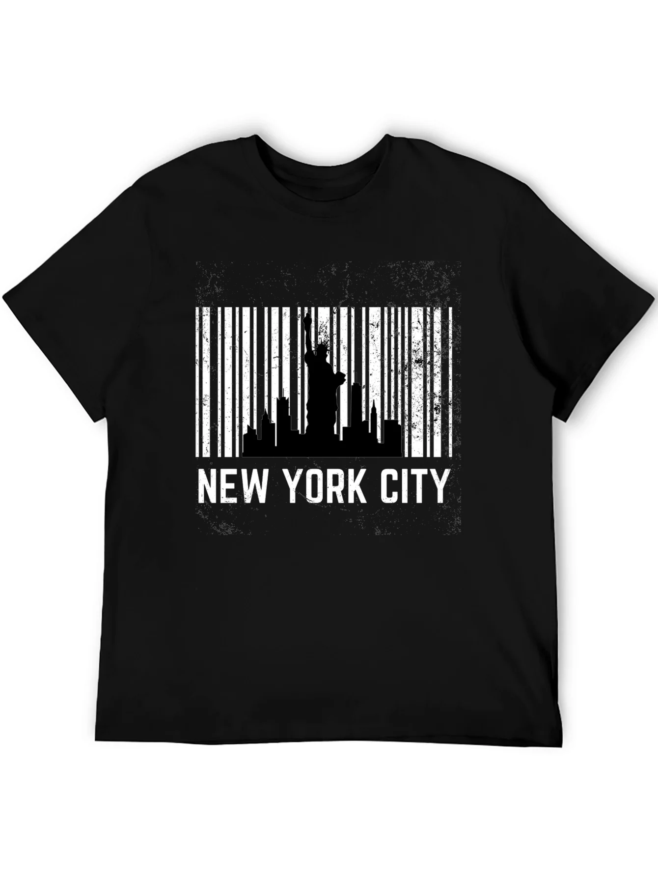 New York City Skyline Barcode T-Shirt