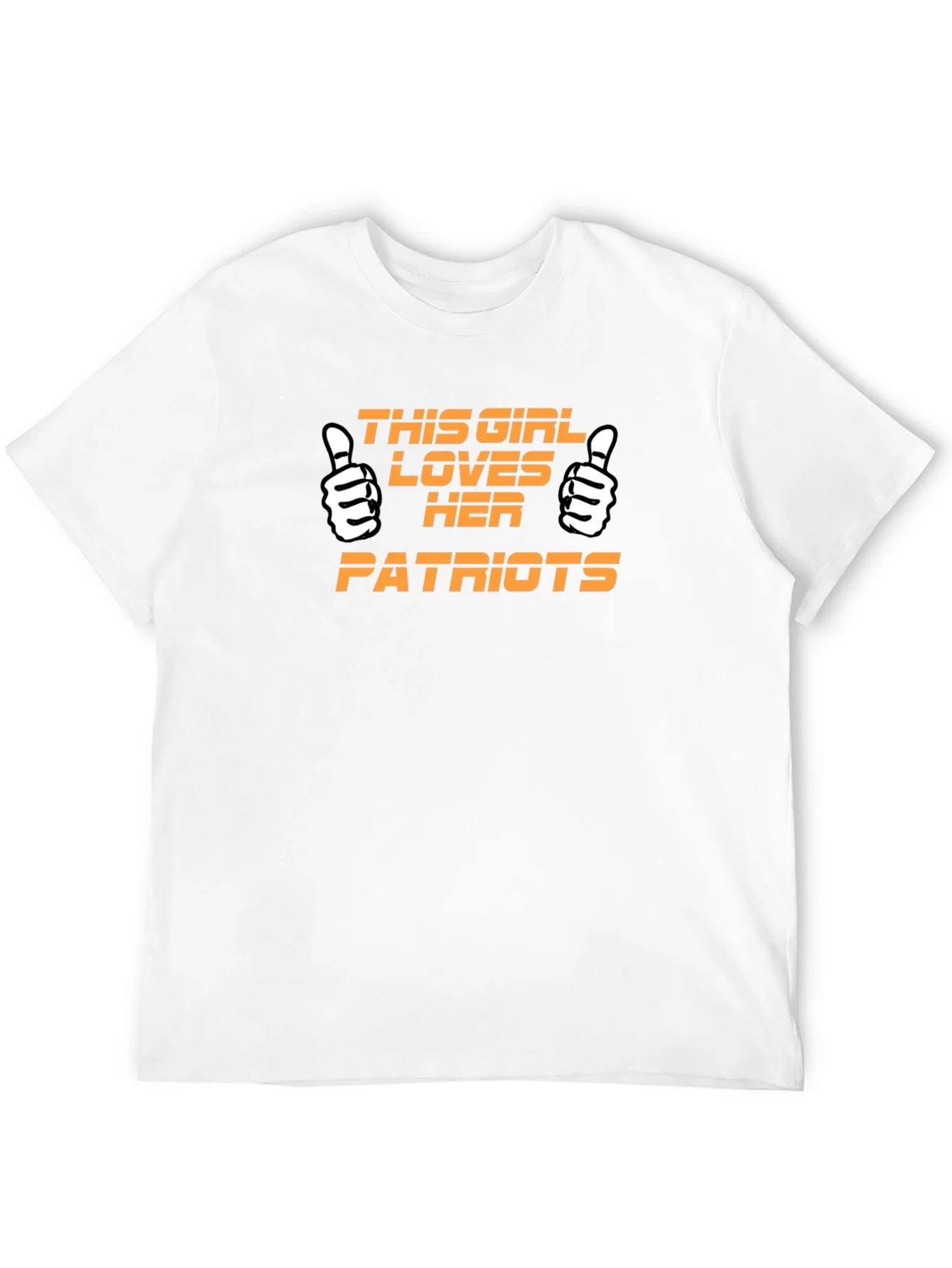 Patriots Fan T-Shirt - This Girl Loves Her Patriots