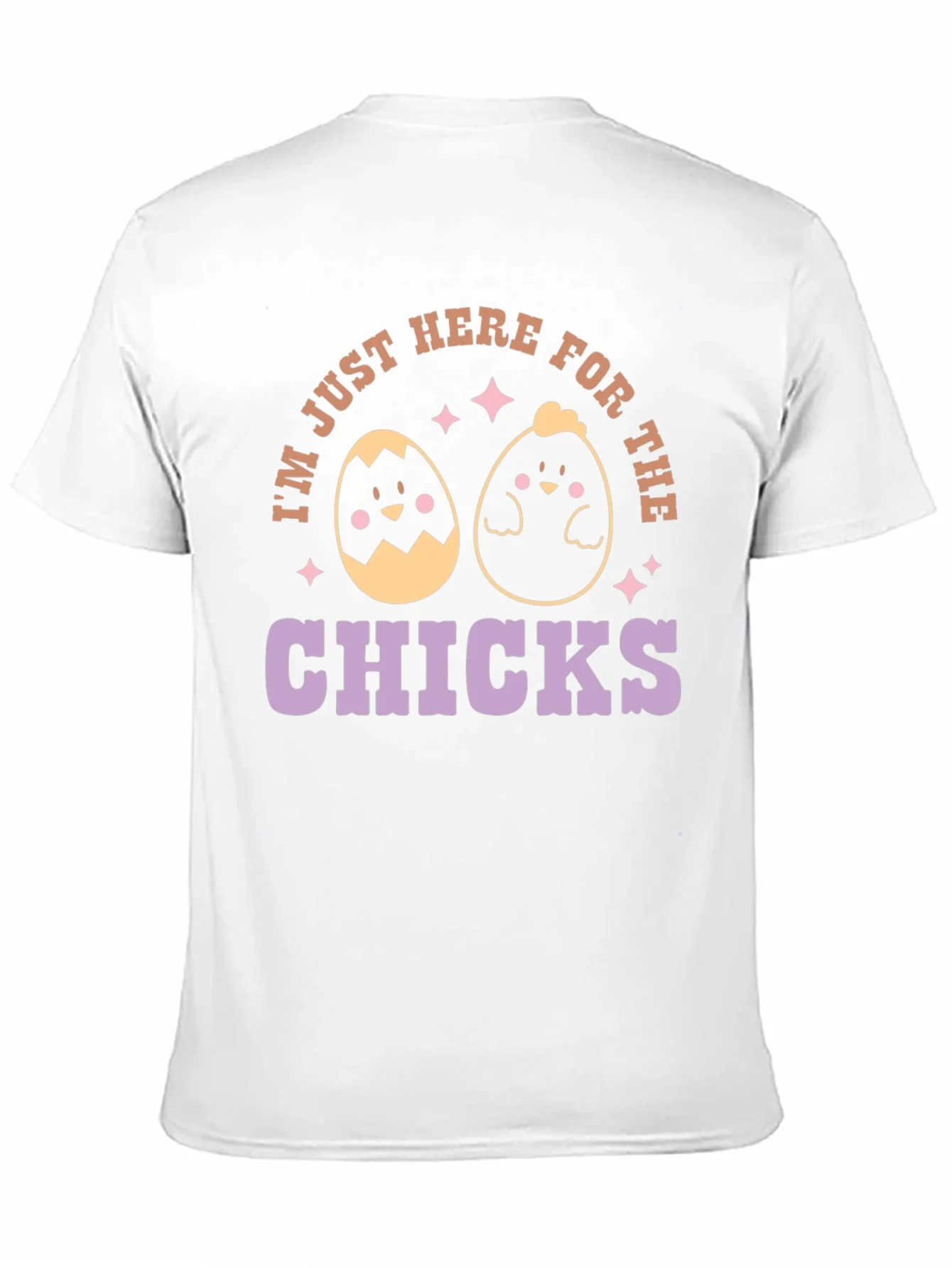 Easter Chick T-Shirt - Here For The Chicks