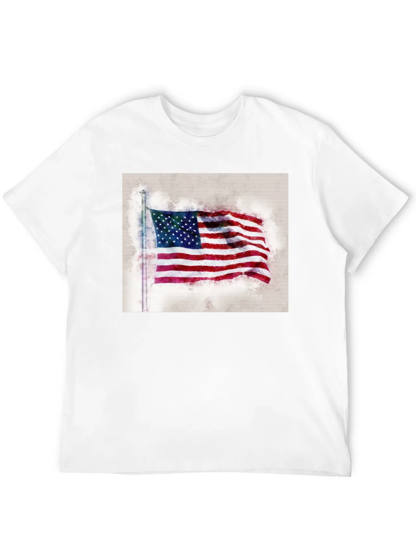 American Flag Graphic Tee - Patriotic Style