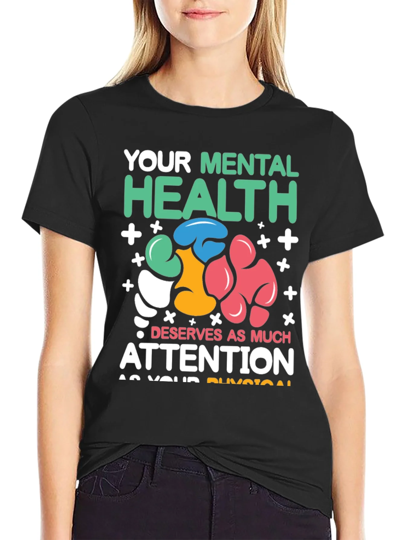 Mental Health Awareness Graphic T-Shirt
