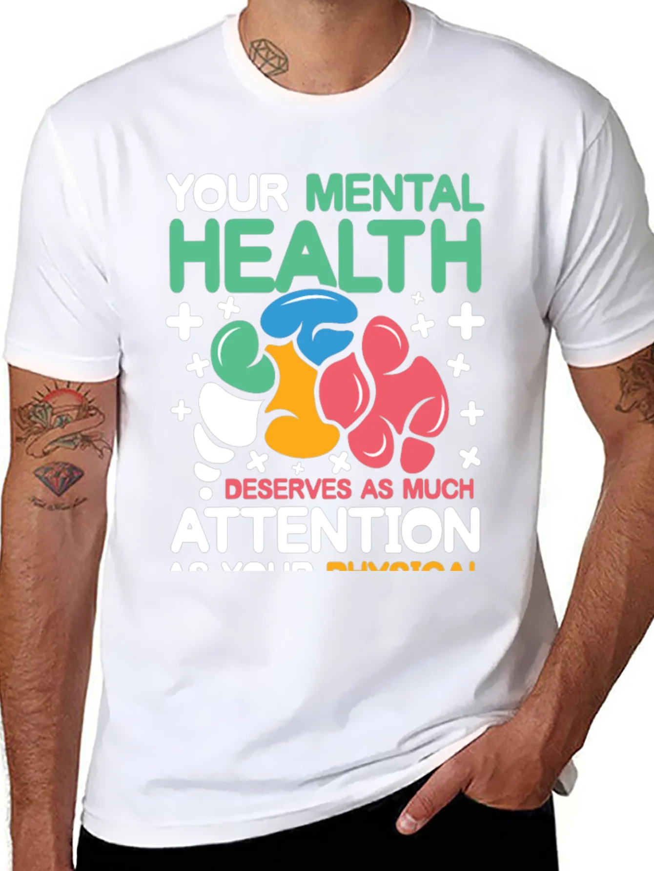 Mental Health Awareness Graphic T-Shirt