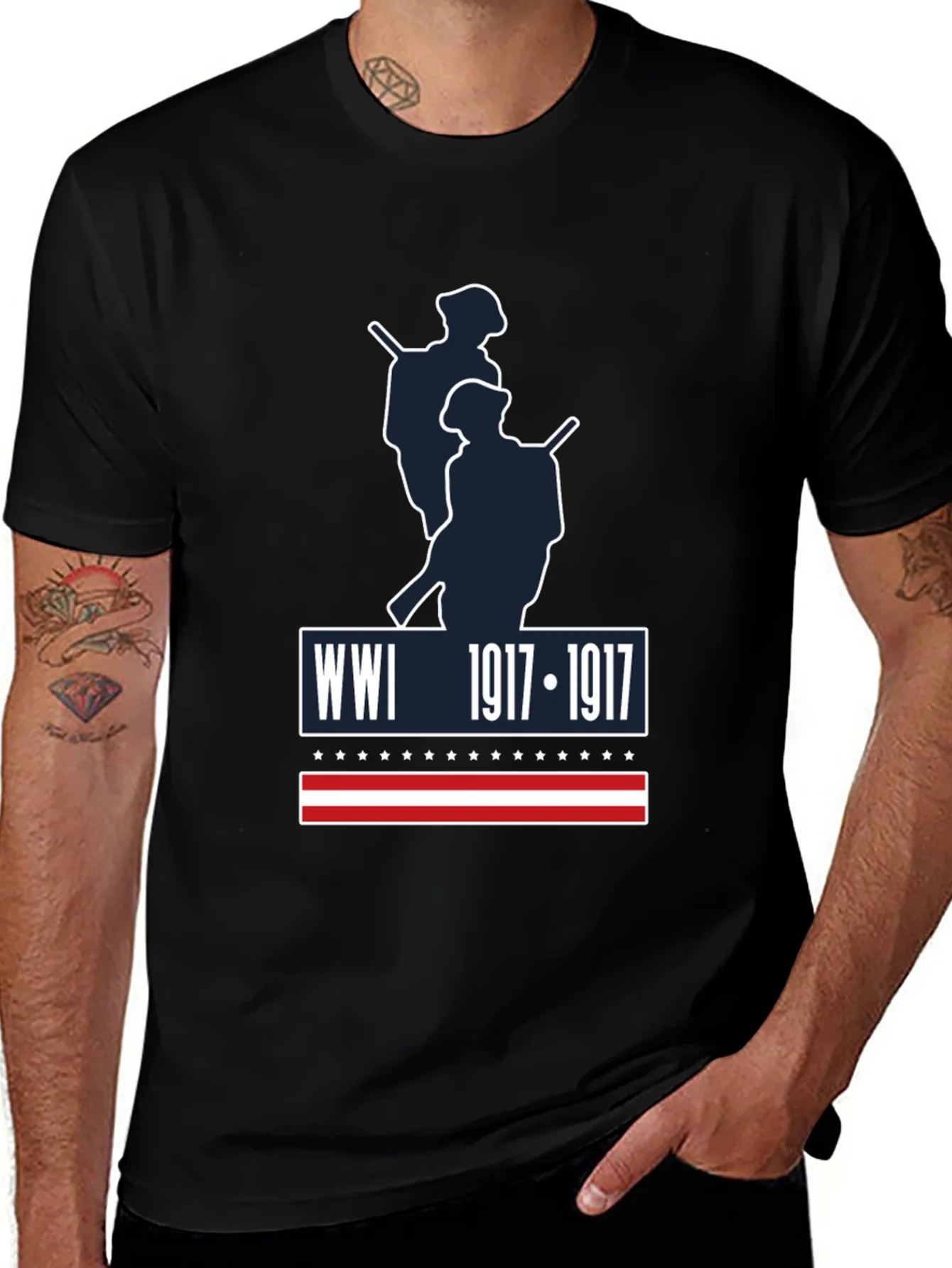 WWI 1917-1917 Graphic Print T-Shirt
