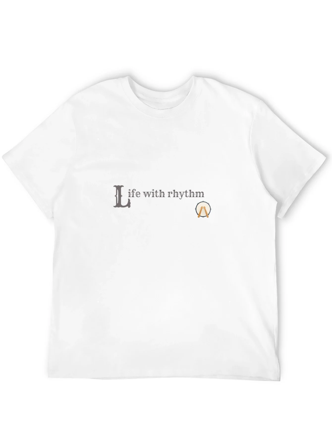 Life with Rhythm Black Graphic Tee