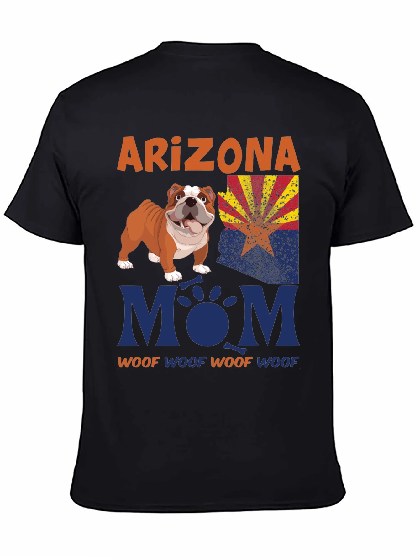 Arizona Bulldog Mom T-Shirt