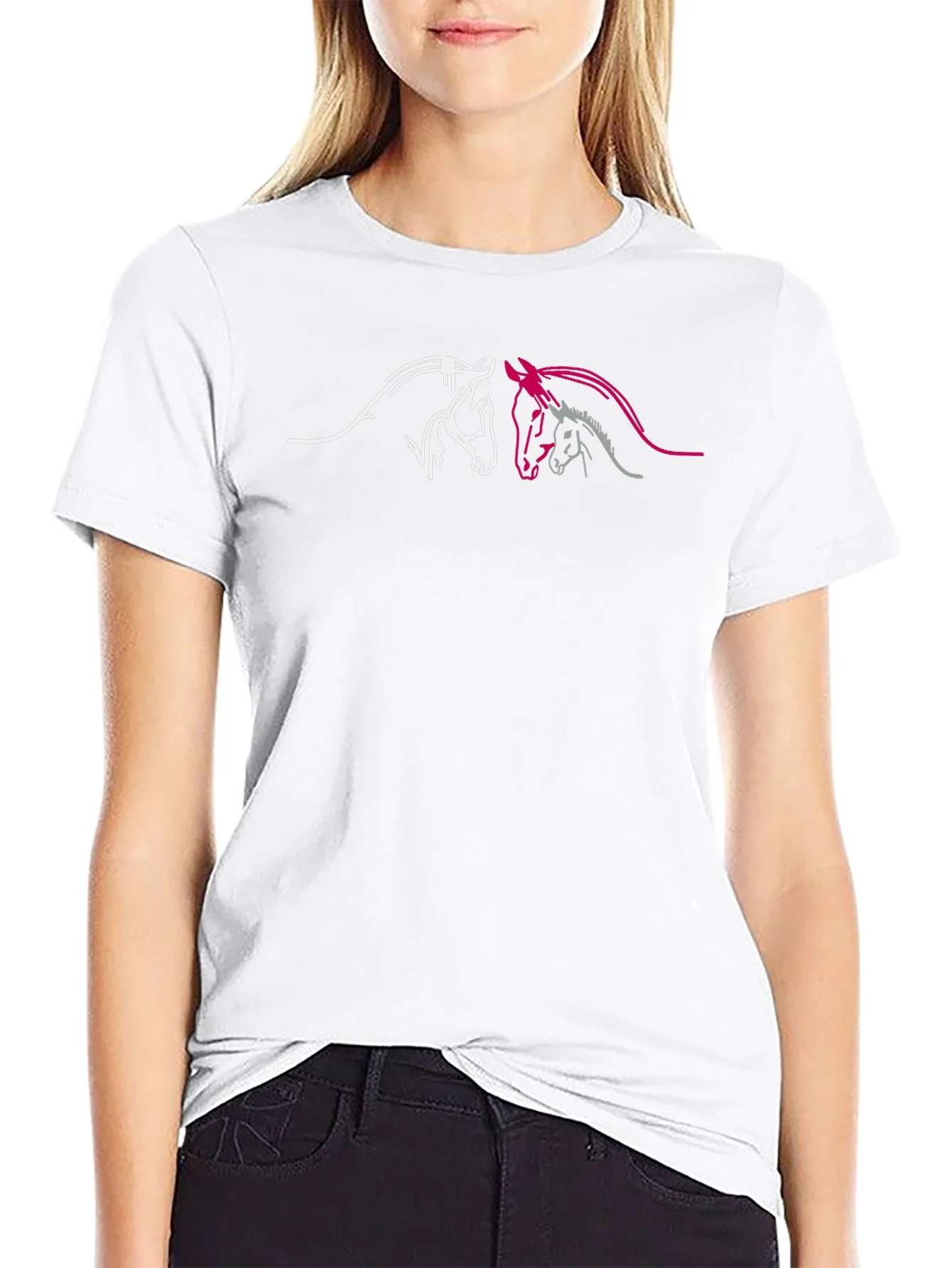 Horse Lovers Black T-Shirt
