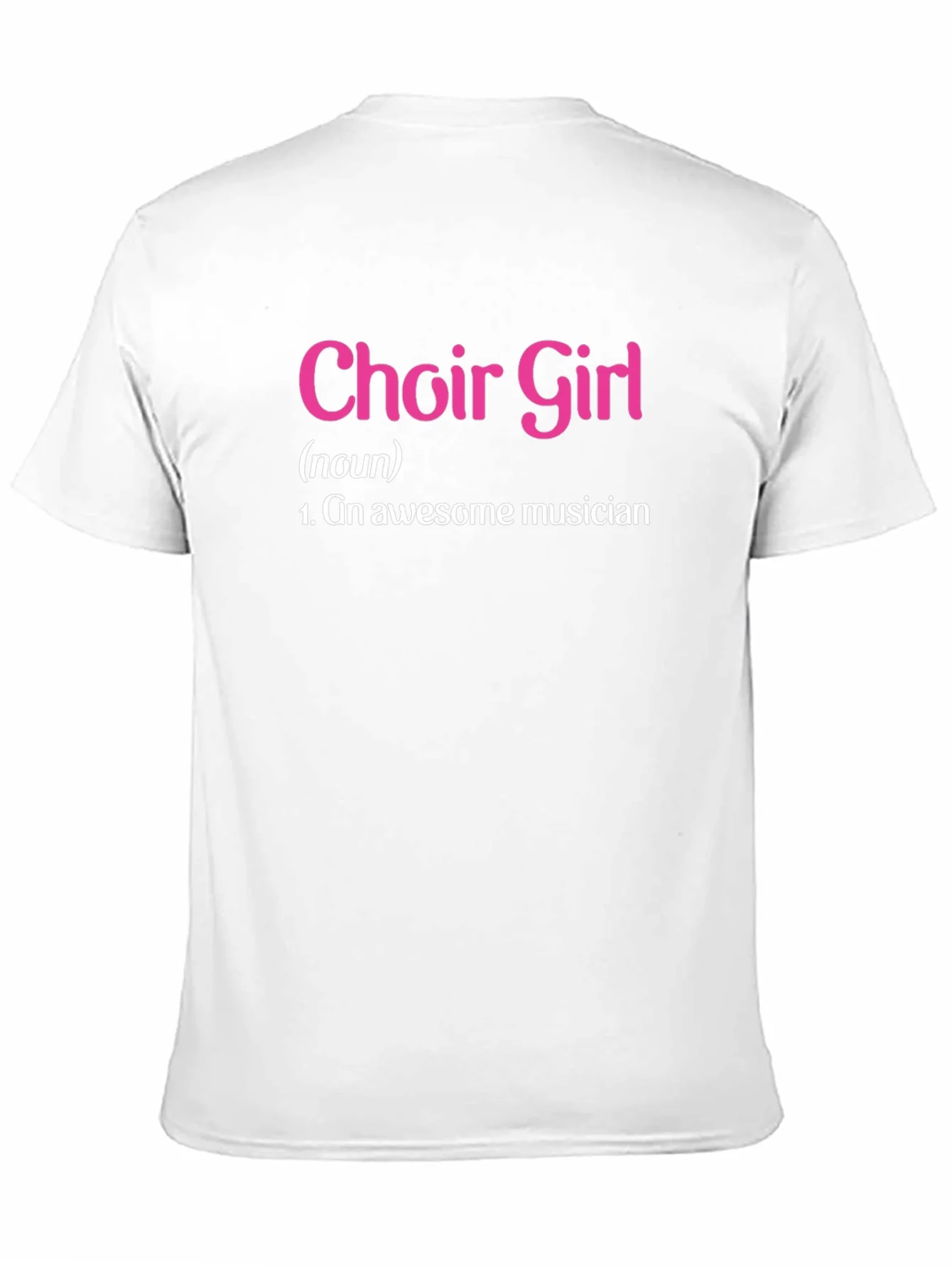 Choir Girl Awesome Musician Black T-Shirt