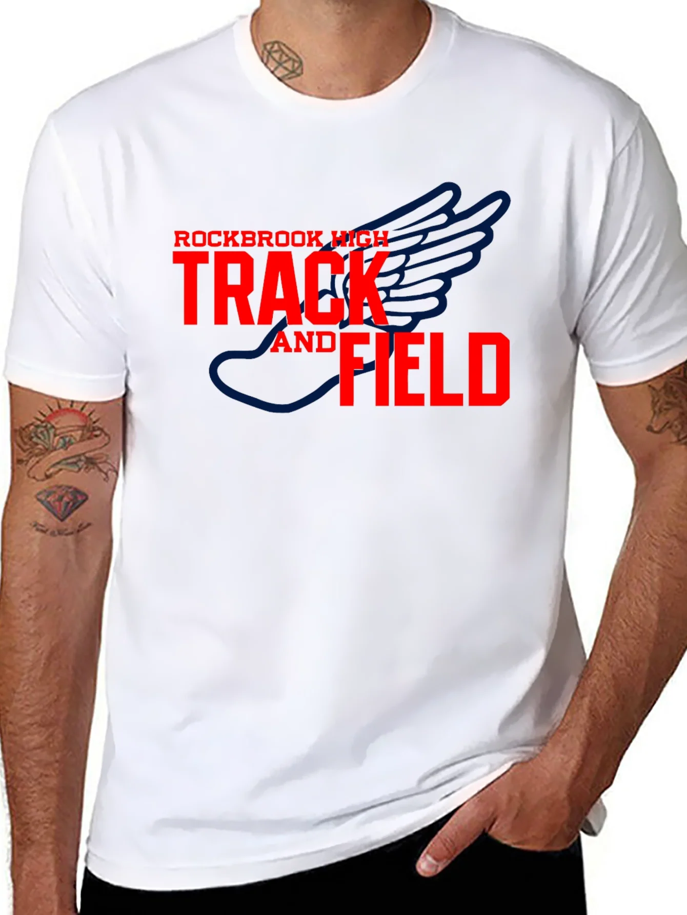 Rockbrook High Track and Field Black T-Shirt