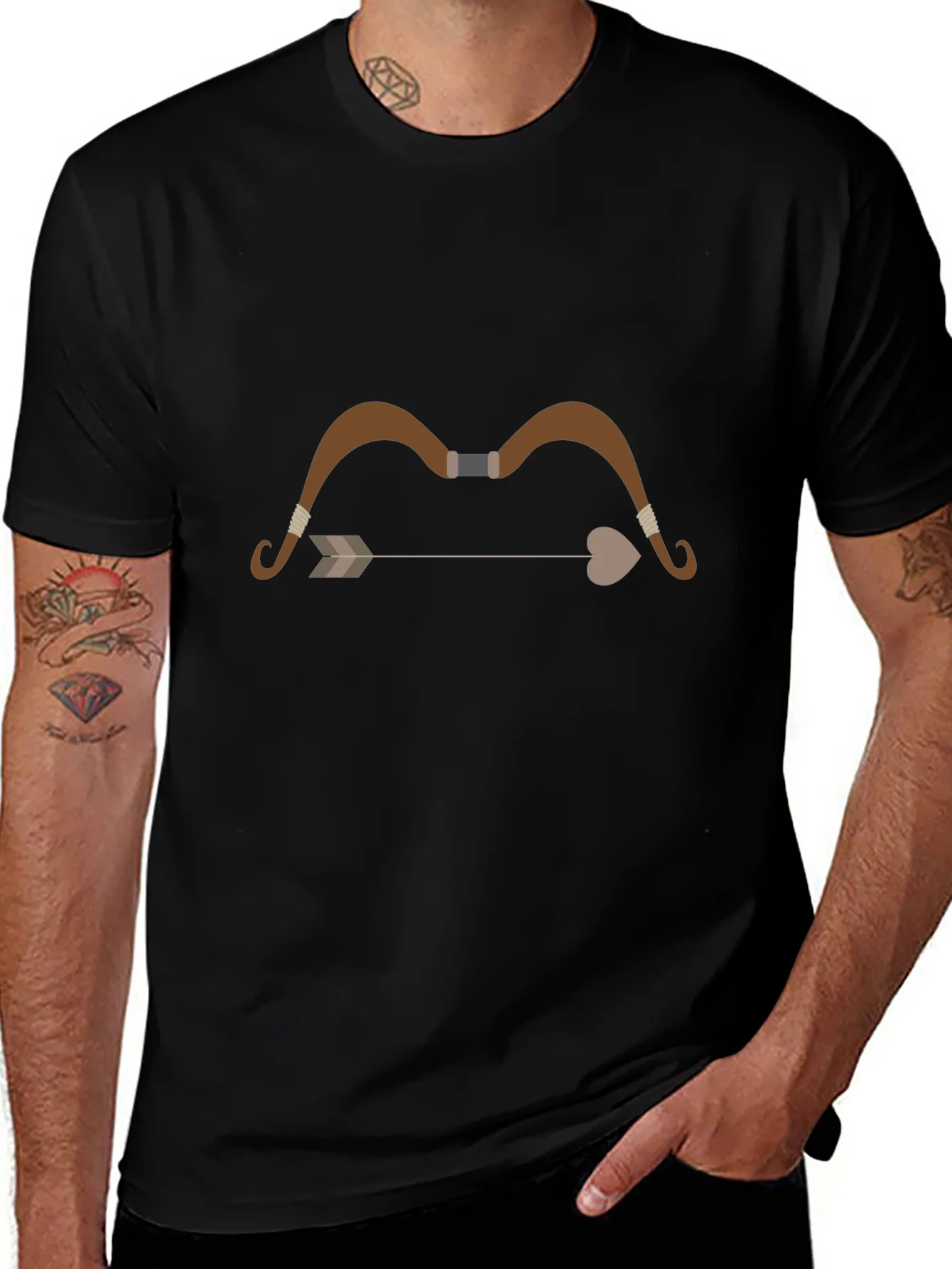 Cupids Arrow Graphic T-Shirt - Love Design