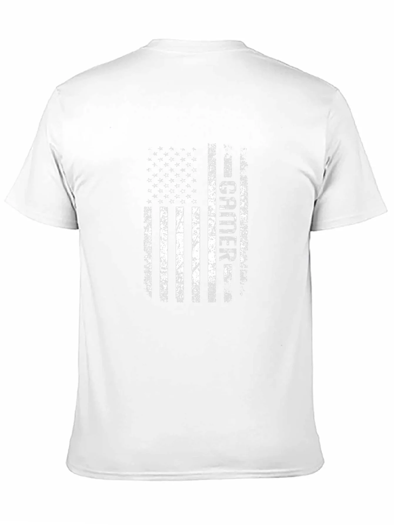 Distressed American Flag Teacher Graphic T-Shirt