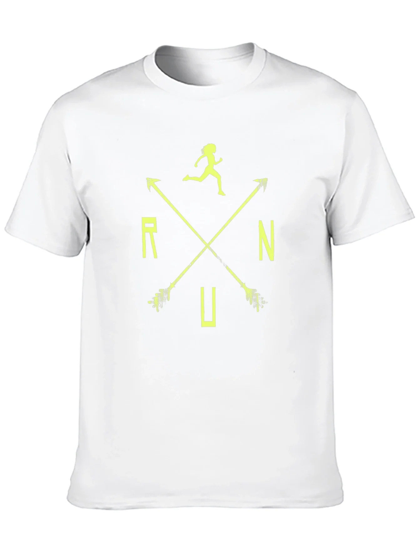 Run Arrow T-Shirt - Black Graphic Tee