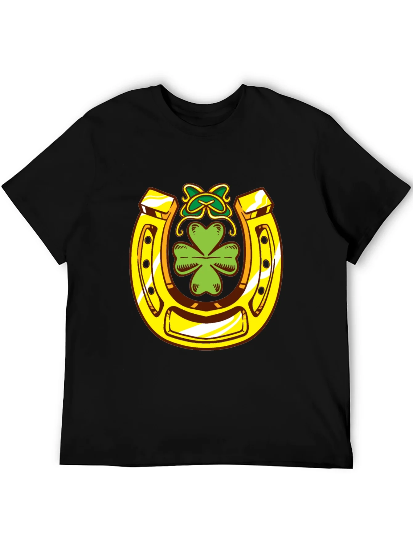 Lucky Horseshoe Clover T-Shirt