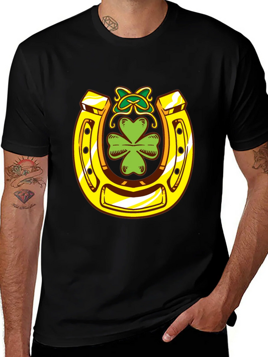 Lucky Horseshoe Clover T-Shirt