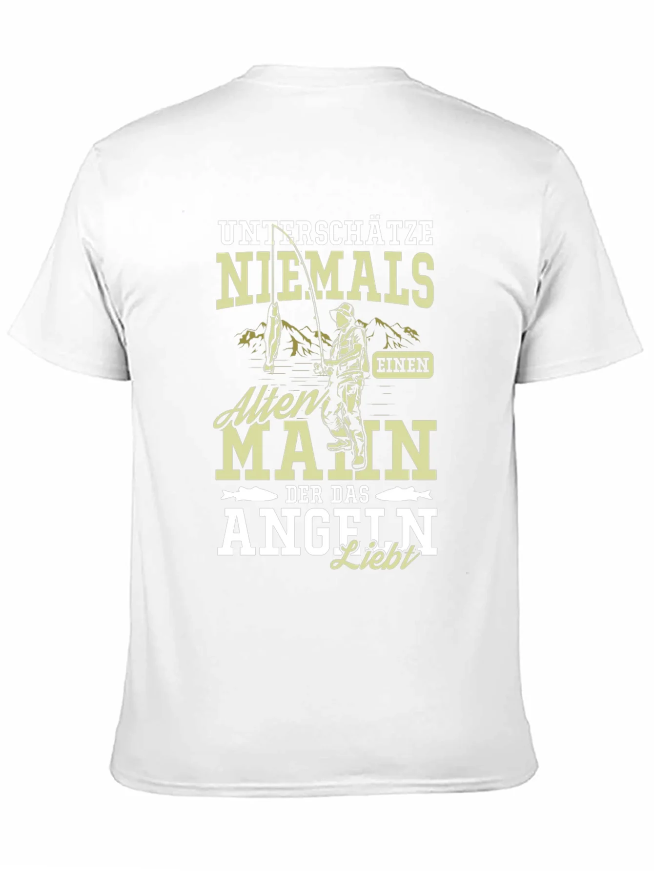 Fishing Lover T-Shirt Never Underestimate An Old Man