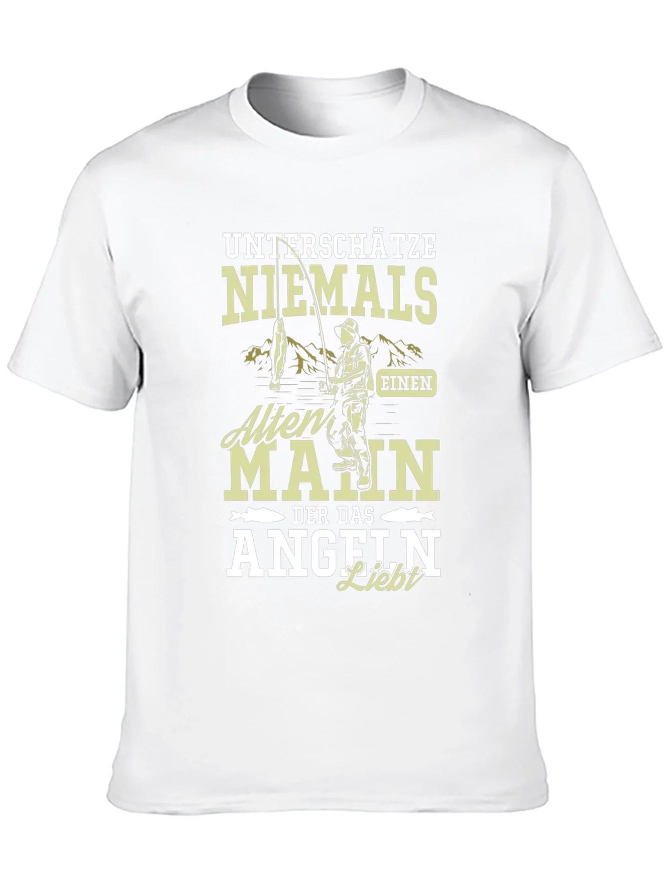 Fishing Lover T-Shirt Never Underestimate An Old Man