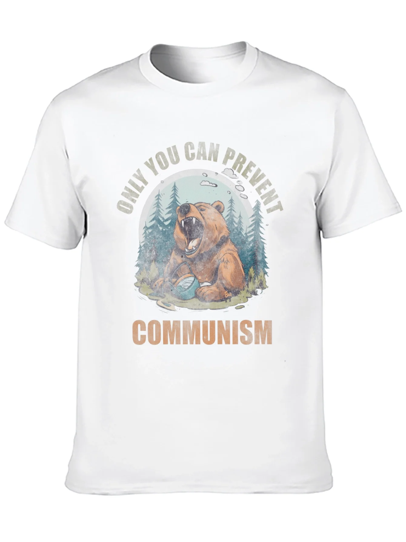 Only You Can Prevent Communism Bear T-Shirt
