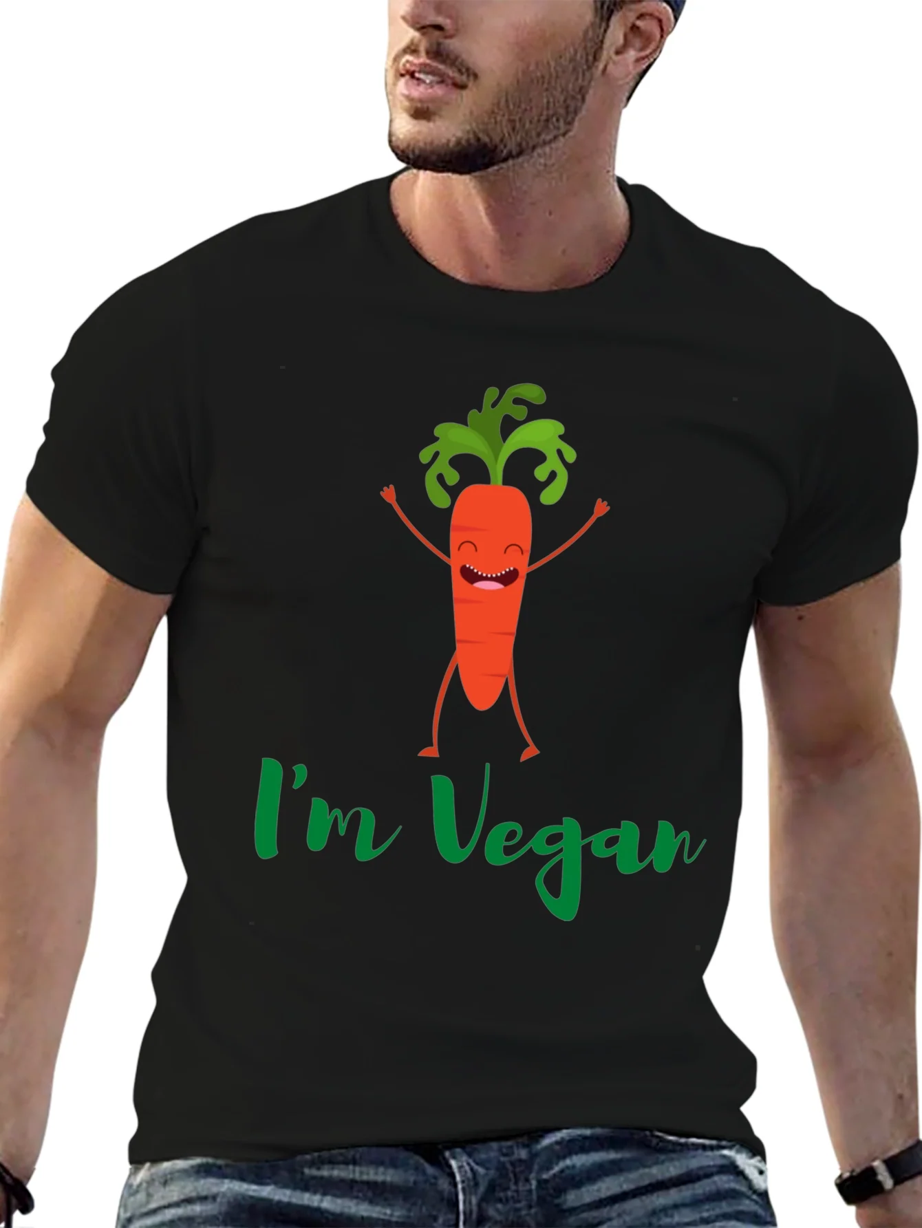 Im Vegan Carrot Graphic T-Shirt