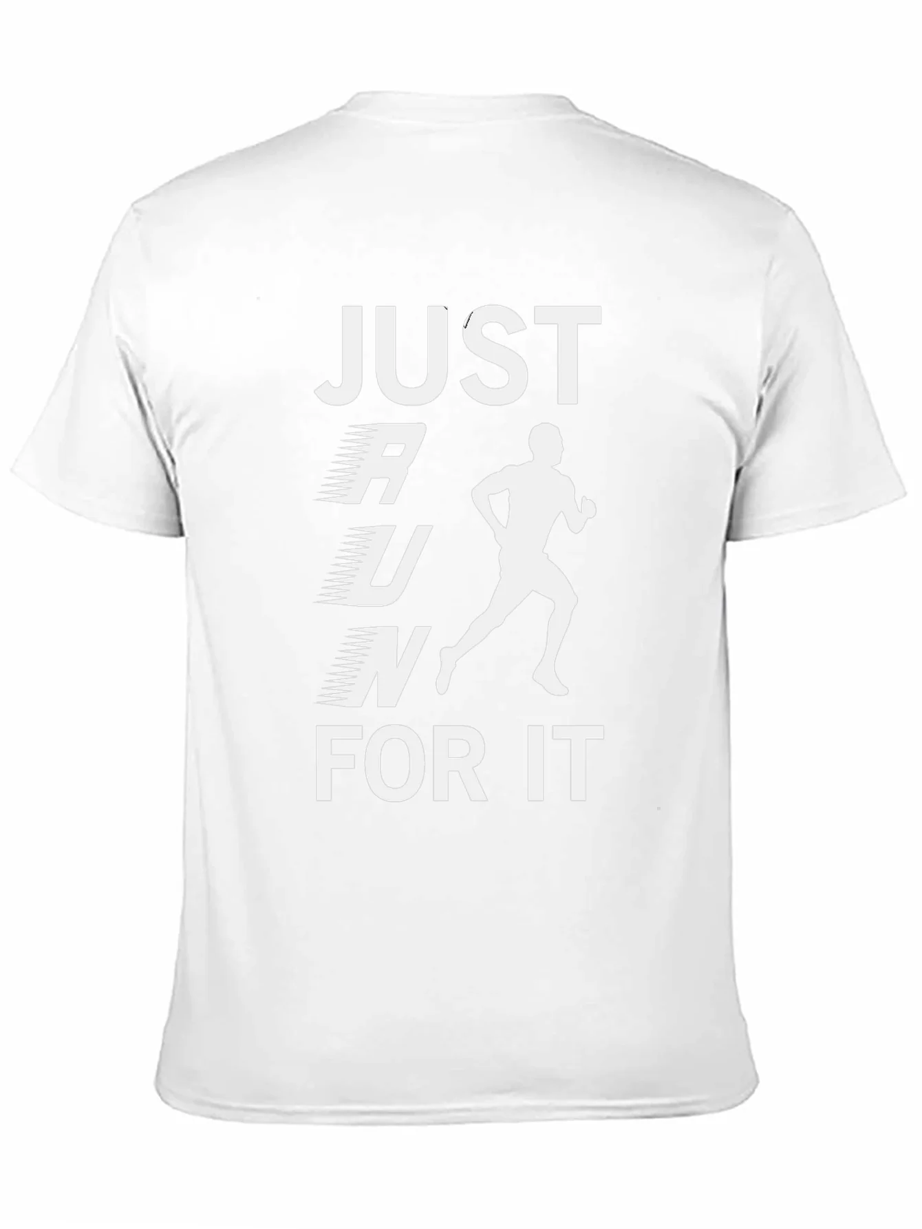 Just Run For It Black Graphic T-Shirt
