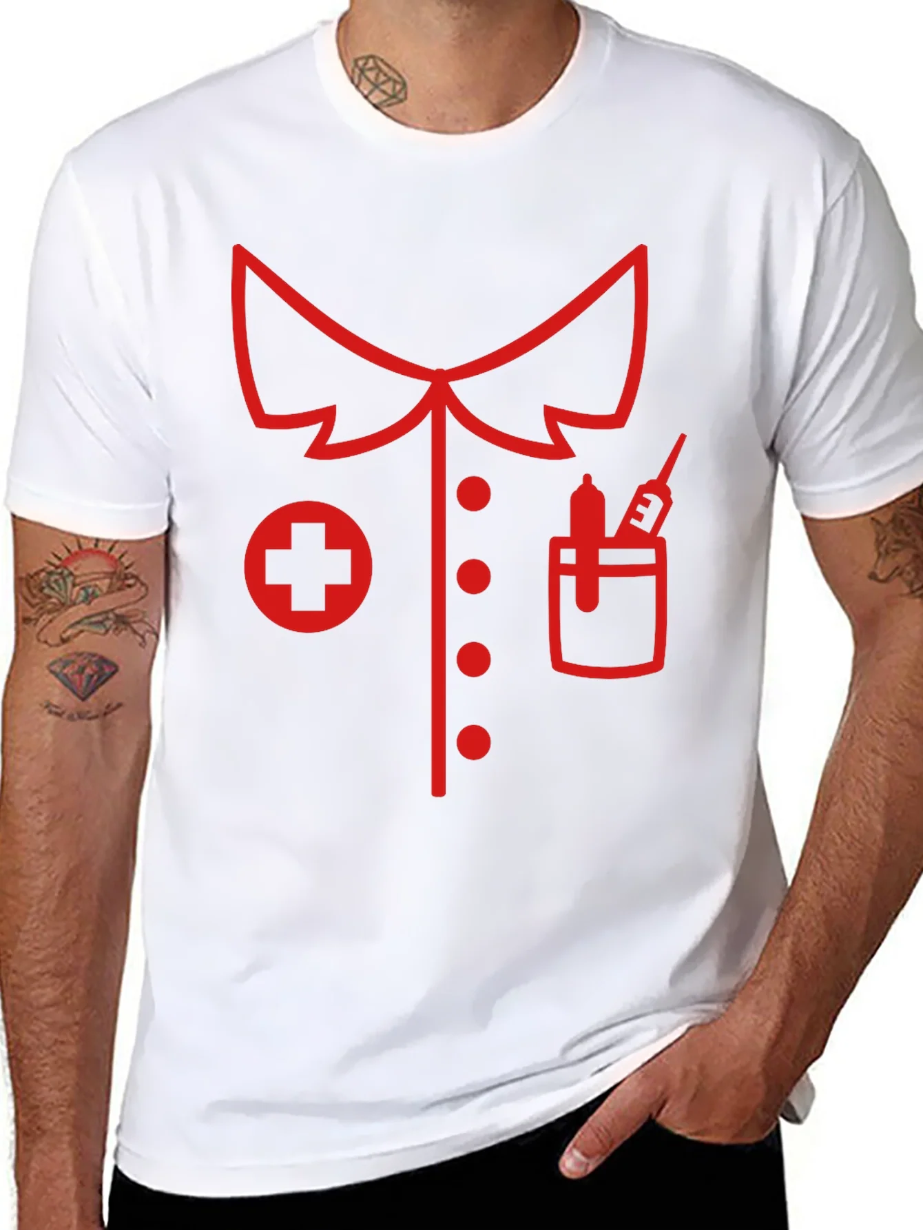 Nurse Costume Graphic T-Shirt