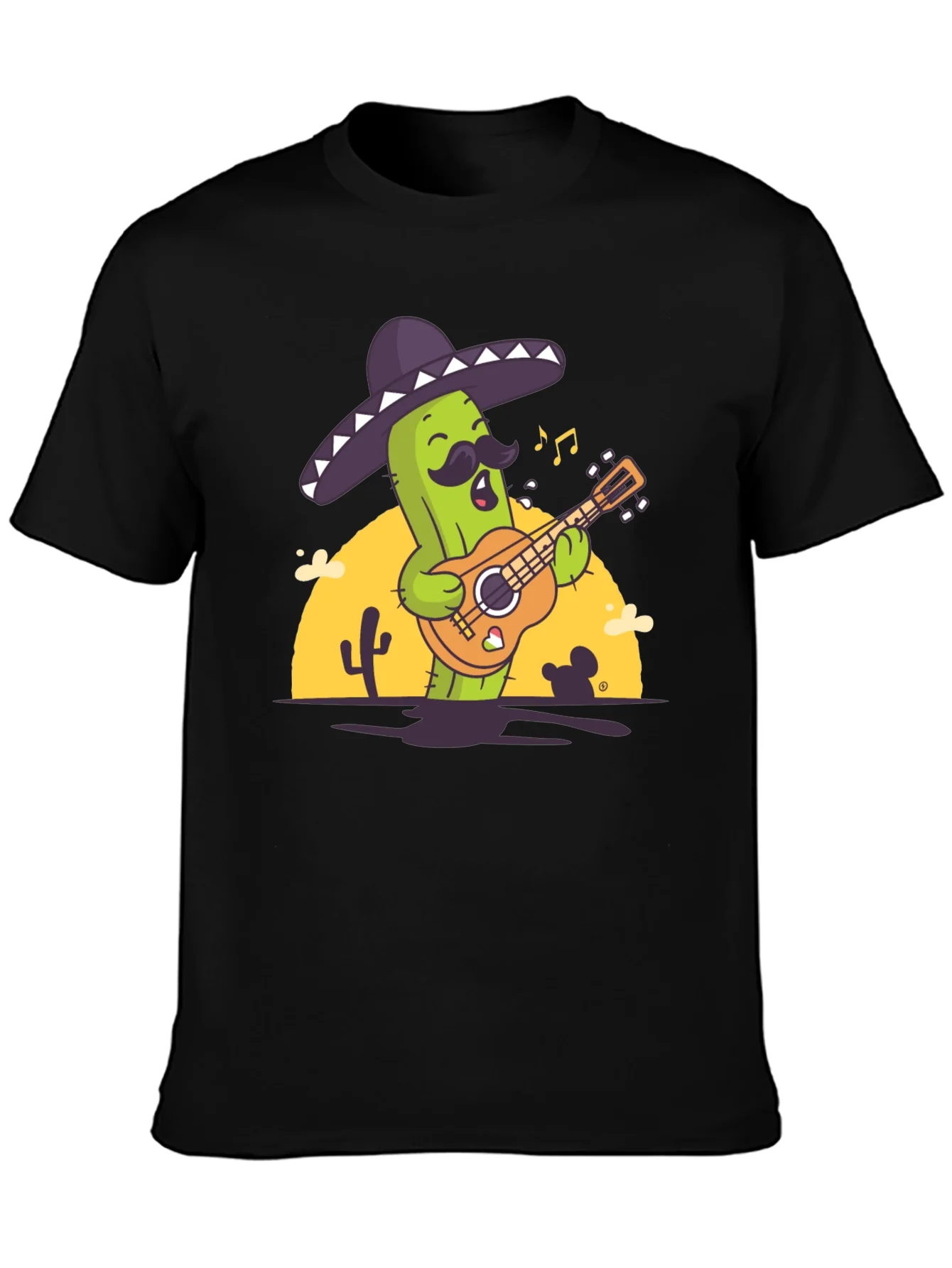 Cactus Mariachi Graphic T-Shirt