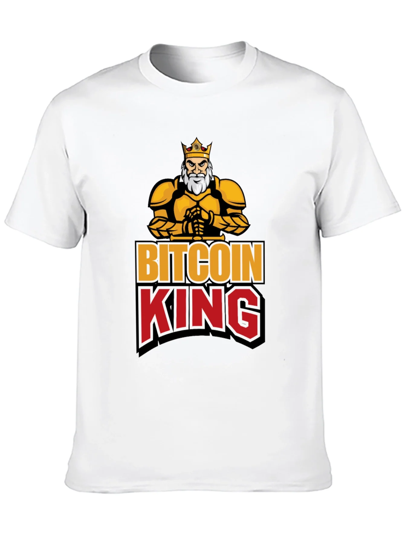Bitcoin King Black Graphic T-Shirt