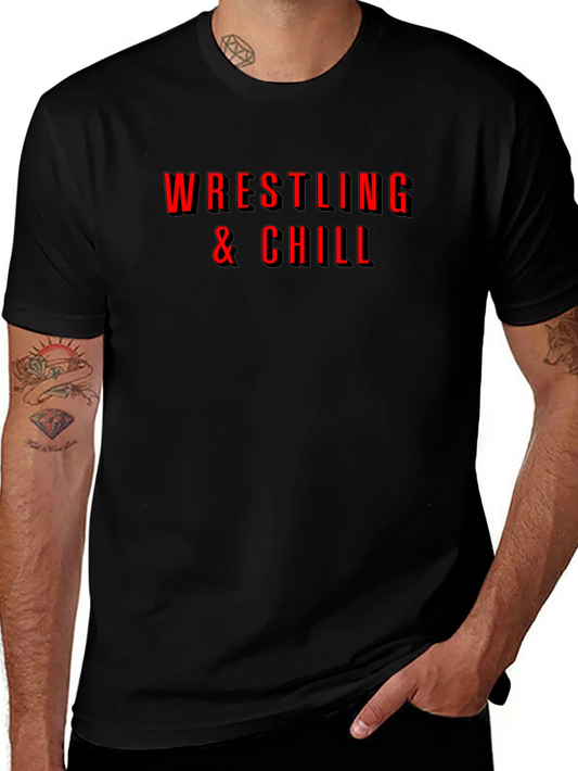 Wrestling & Chill Graphic Tee