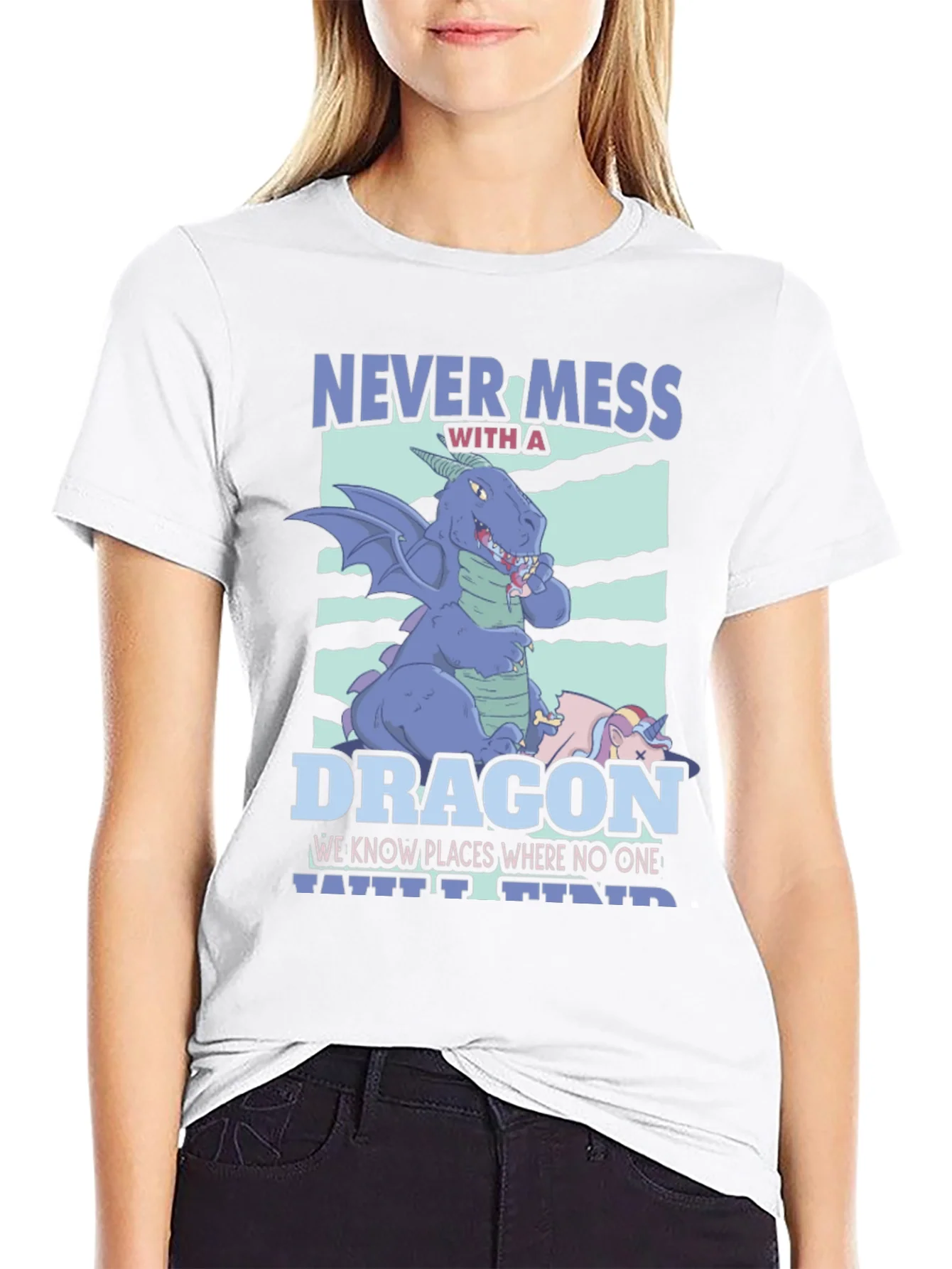 Never Mess With A Dragon Graphic T-Shirt
