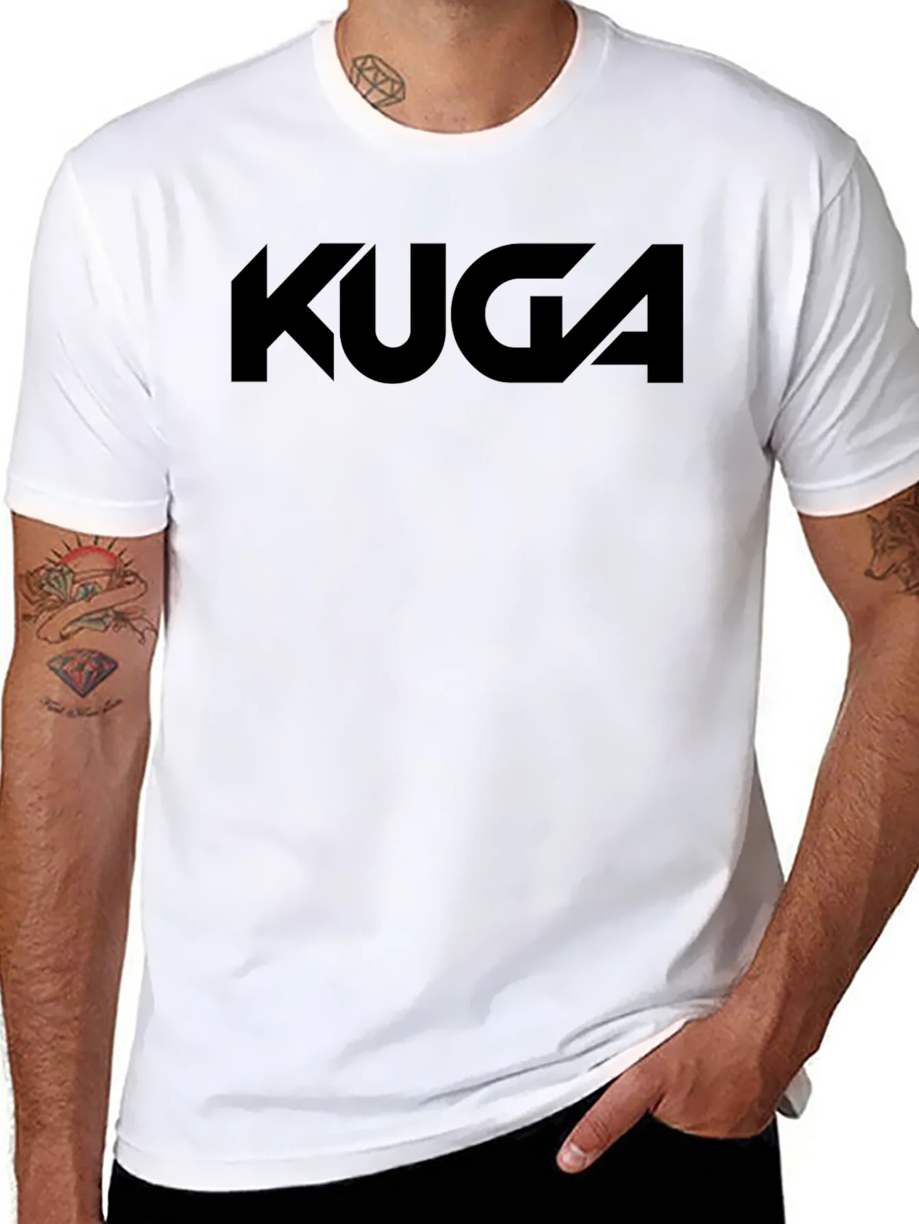 KUGA Graphic Tee - Modern Black T-Shirt