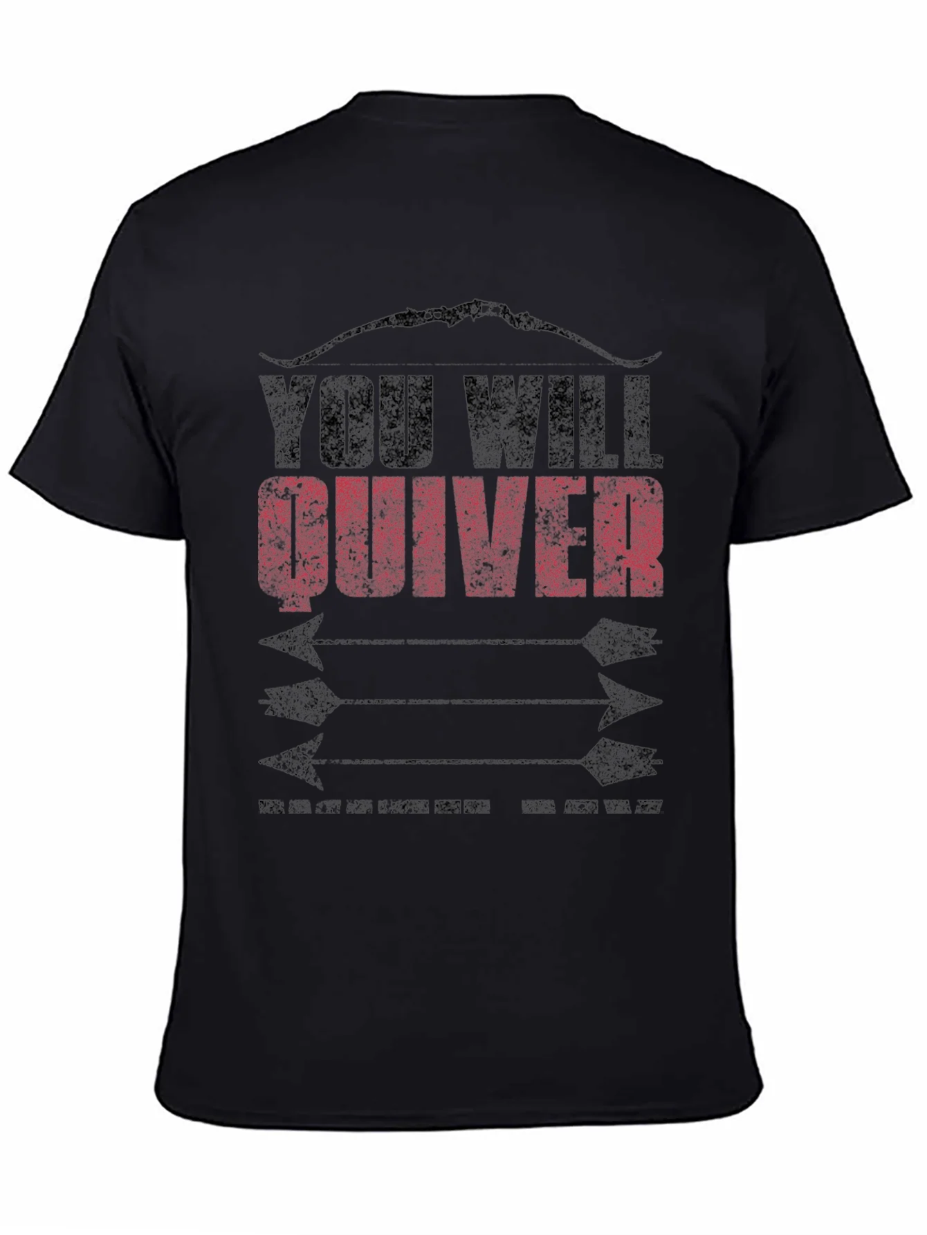 You Will Quiver Arrow Graphic Tee - Black