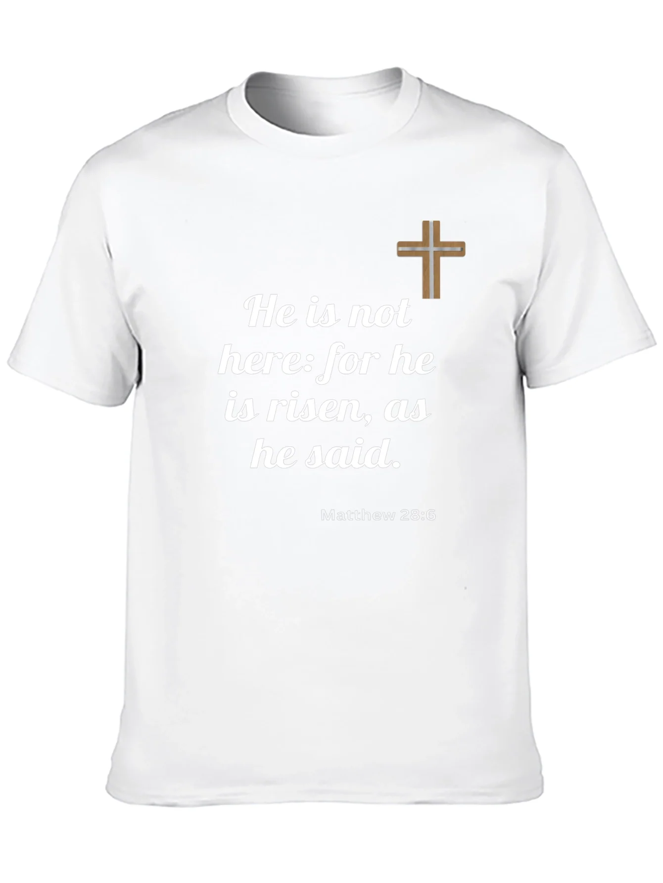 He is Risen T-Shirt - Christian Faith Apparel