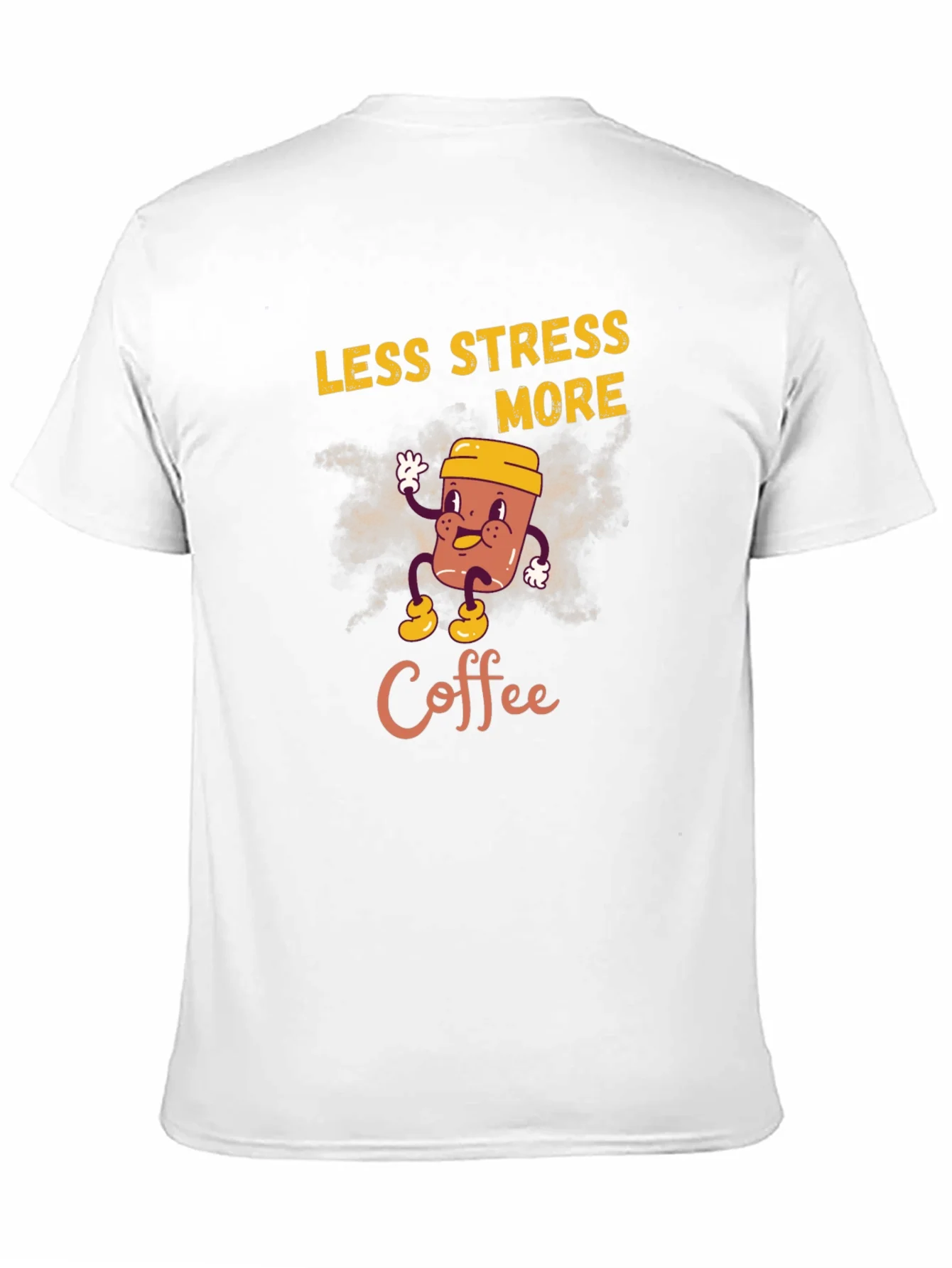 Less Stress More Coffee Graphic T-Shirt