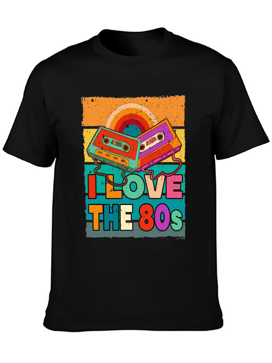 I Love the 80s Retro Cassette Tape T-Shirt
