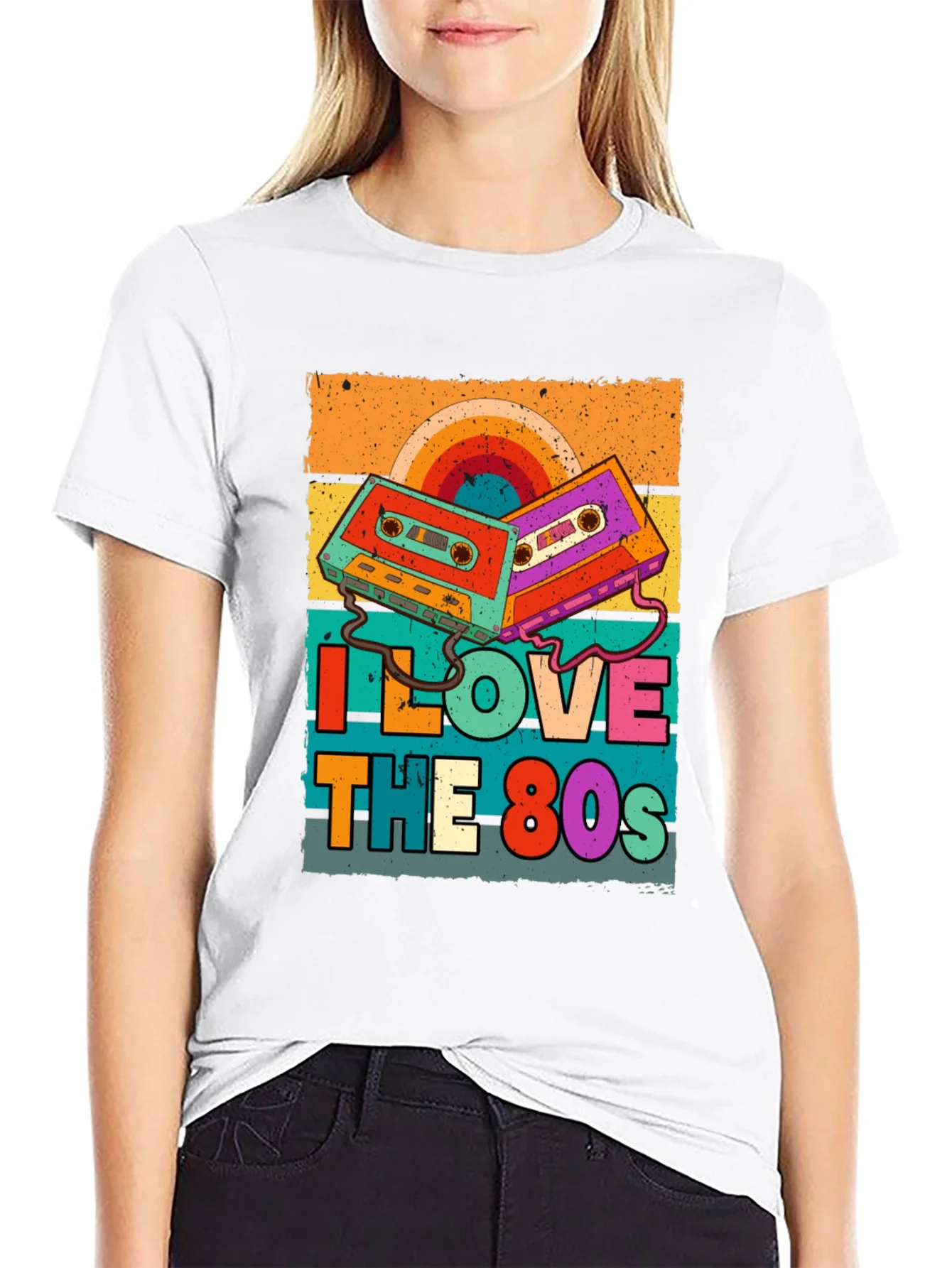 I Love the 80s Retro Cassette Tape T-Shirt