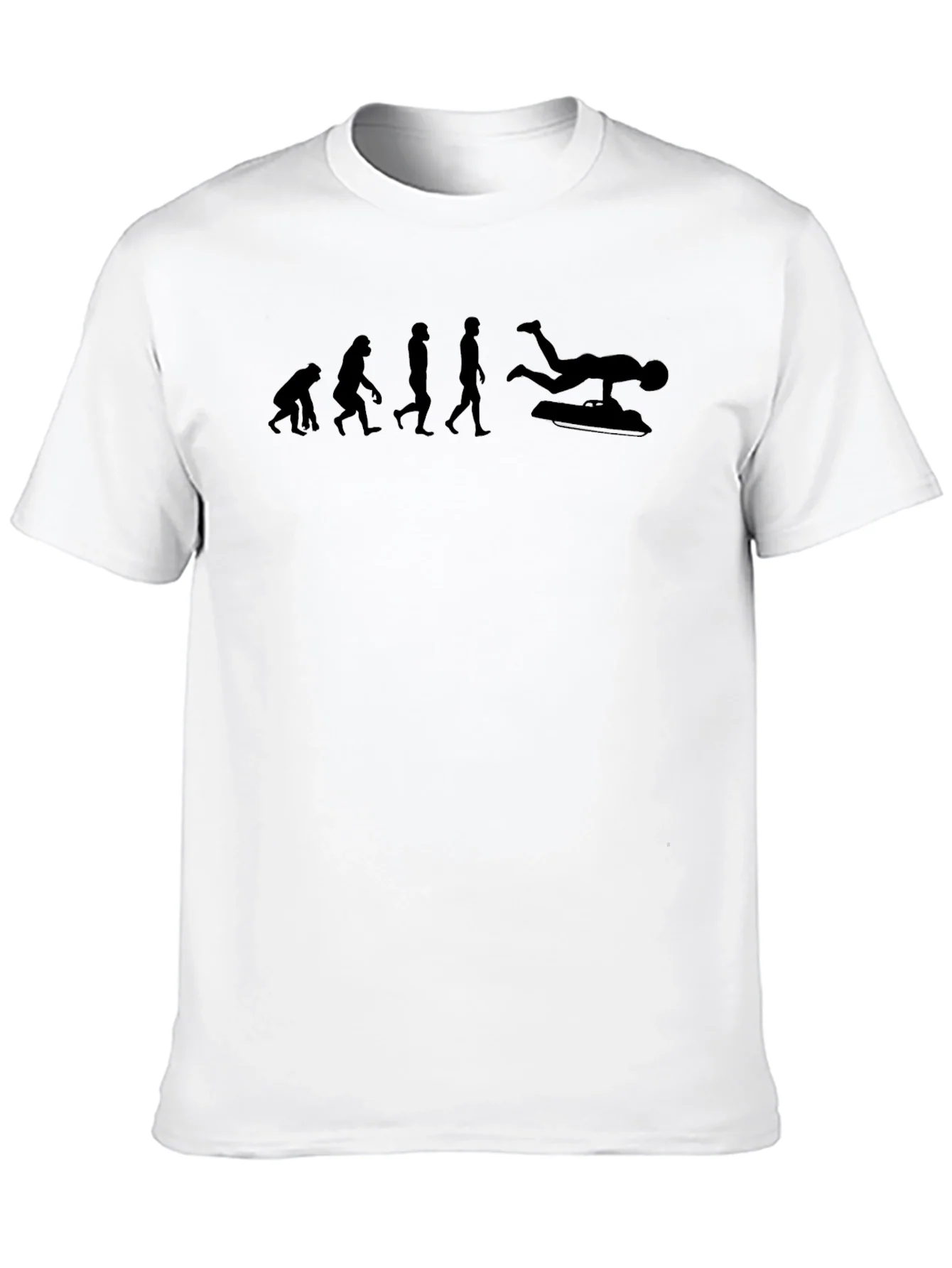Evolution of Bodyboarding Black T-Shirt