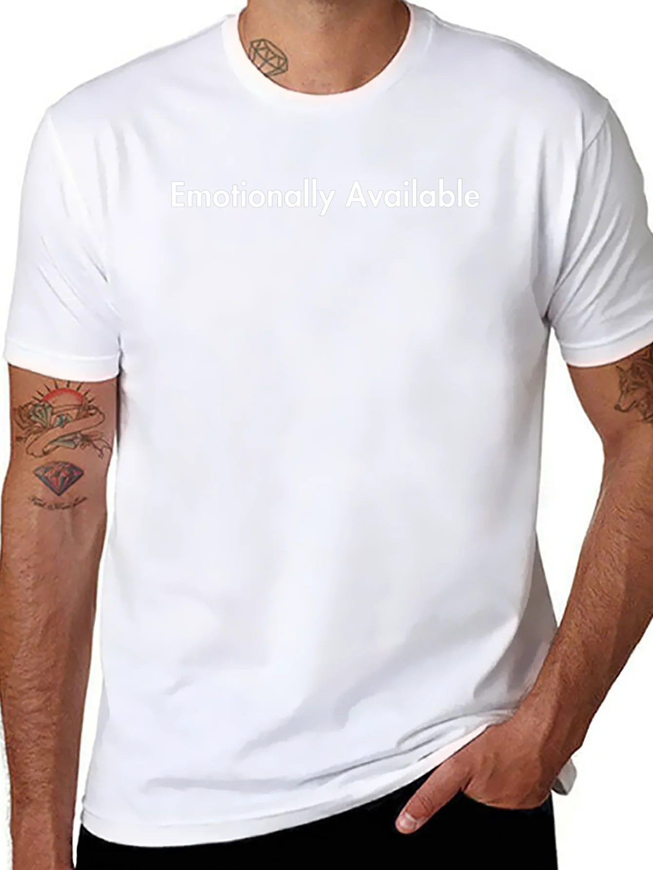 Emotionally Available Graphic Tee - Black