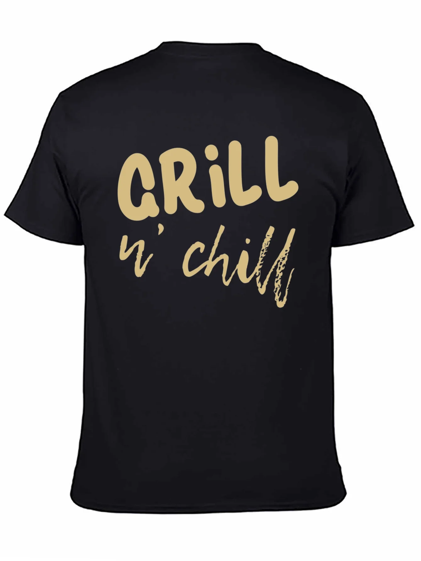 Grill n Chill Graphic T-Shirt - Black