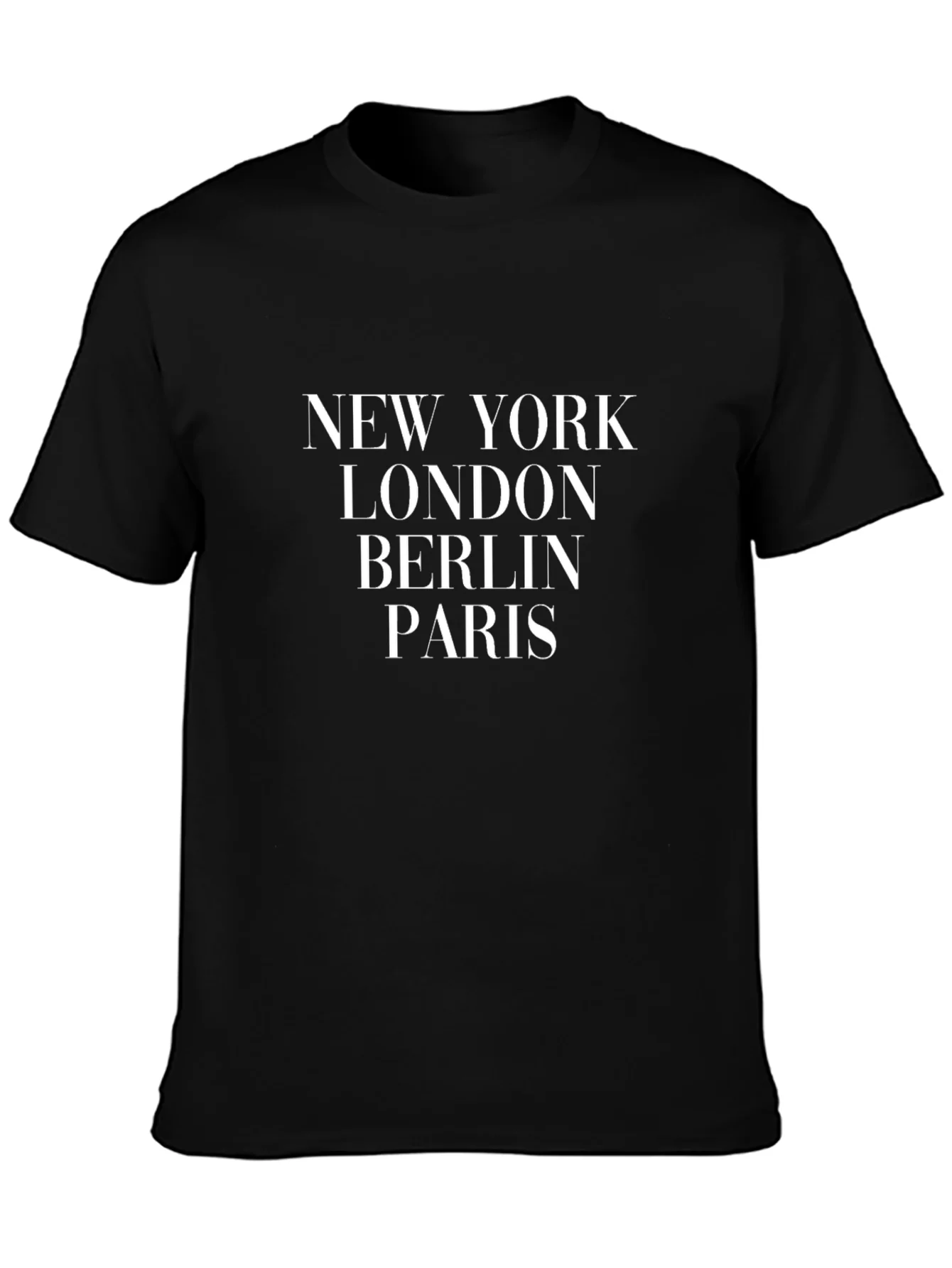 New York London Berlin Paris Graphic Tee