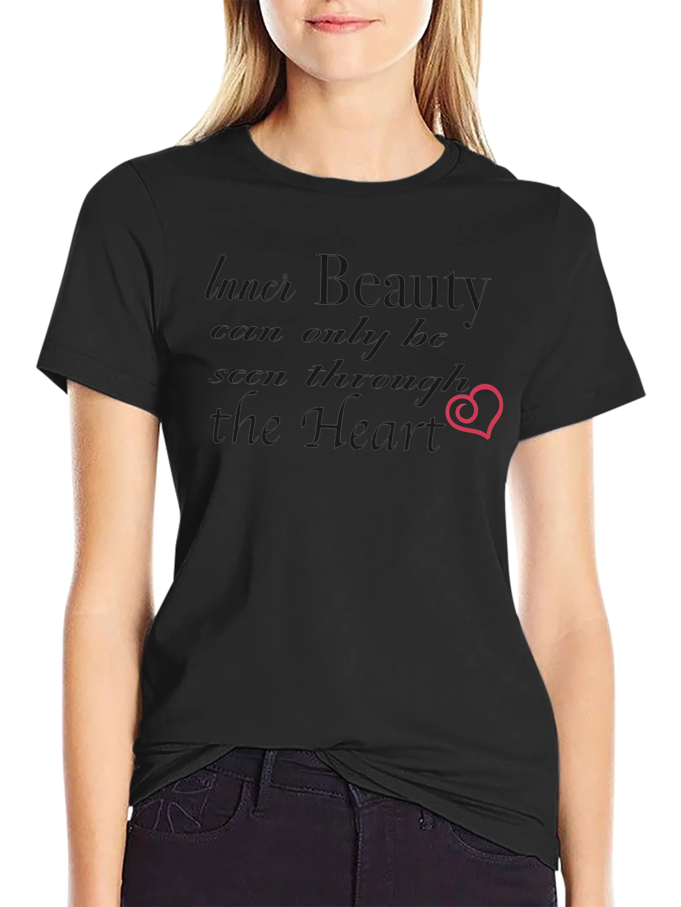 Inner Beauty Heart Graphic T-Shirt