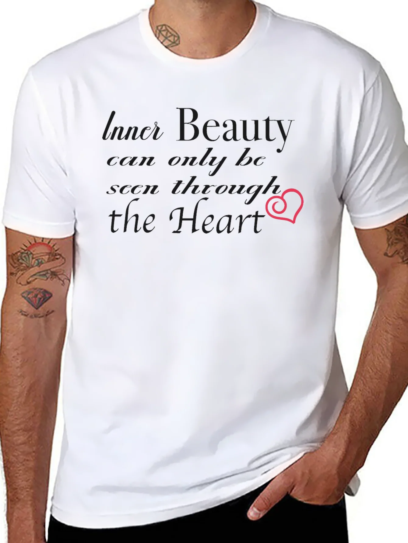 Inner Beauty Heart Graphic T-Shirt