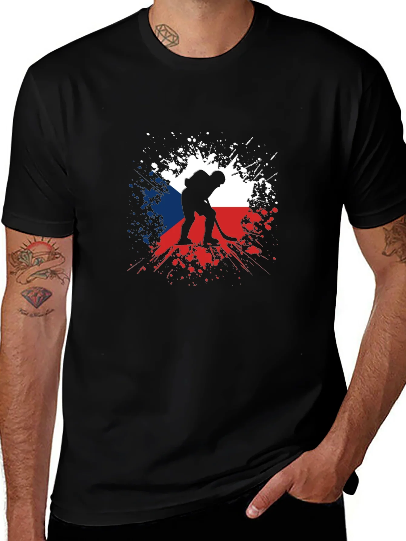 Czech Republic Hockey Fan T-Shirt