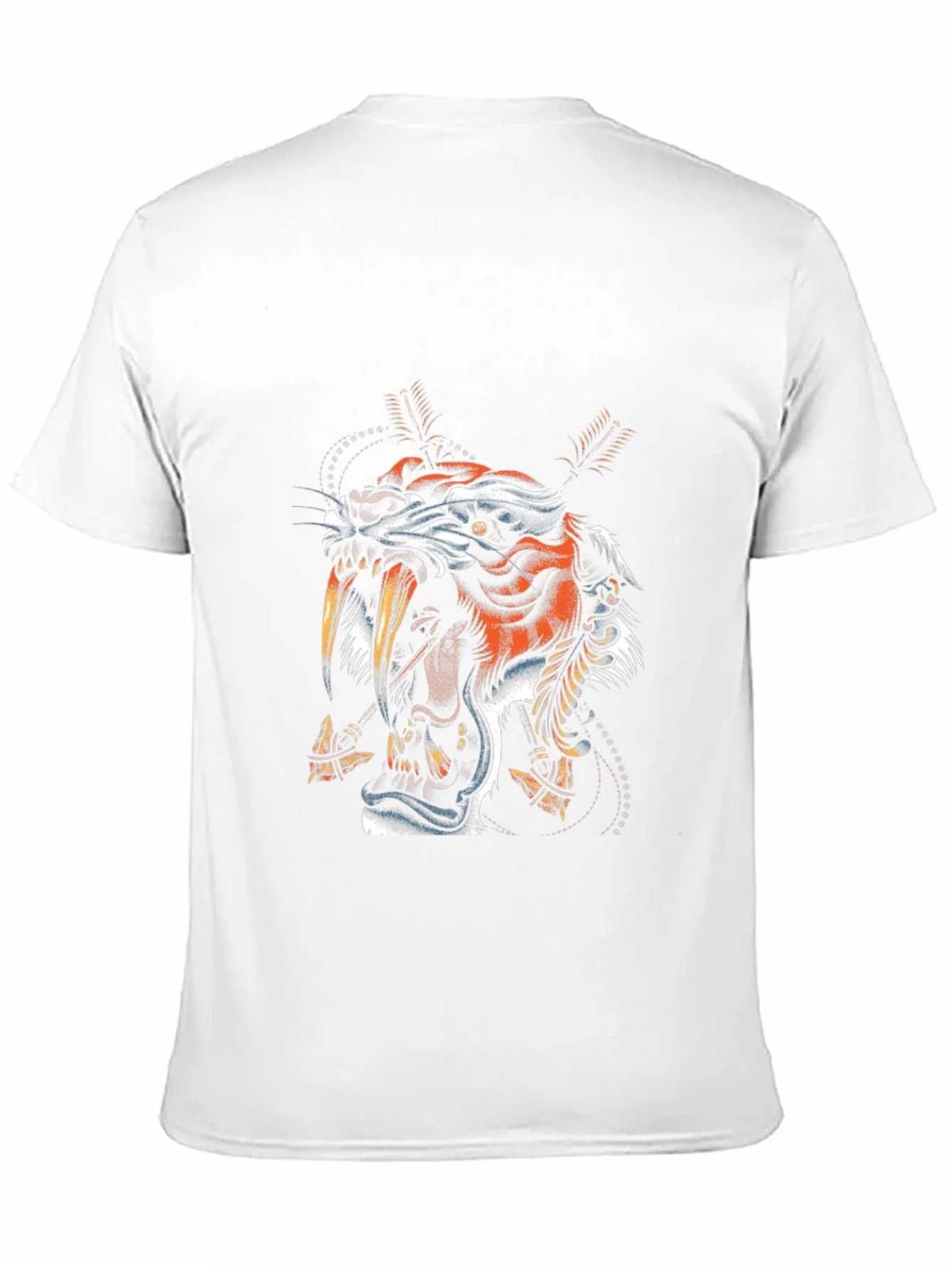 Tiger Graphic Print Black T-Shirt